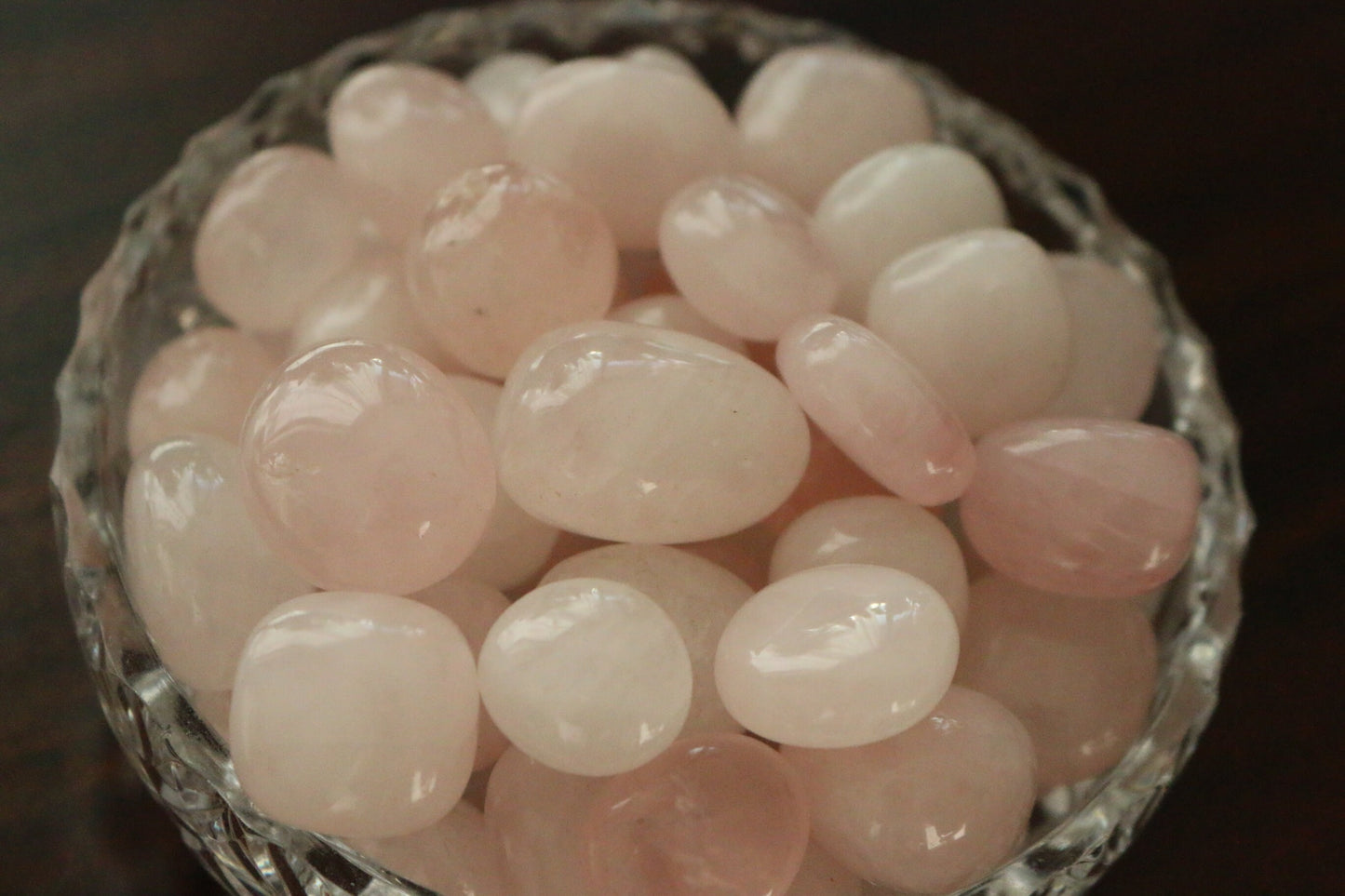 Rose Quartz Tumbled Stones – Small Polished Crystals, Unique Gift for Collectors