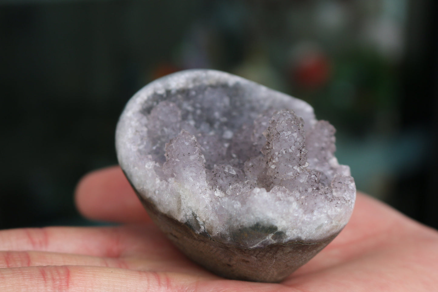 Natural Amethyst Geode Cluster 234g – Purple Crystal for Home Decor & Display