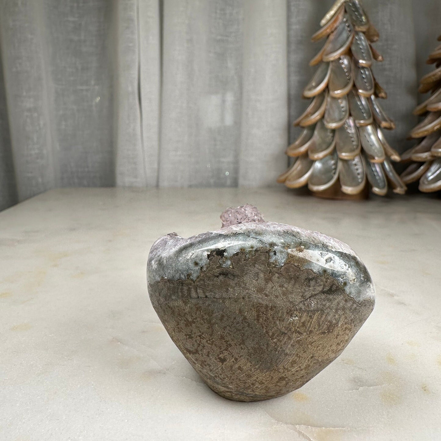 Natural Amethyst Geode Cluster 234g – Purple Crystal for Home Decor & Display