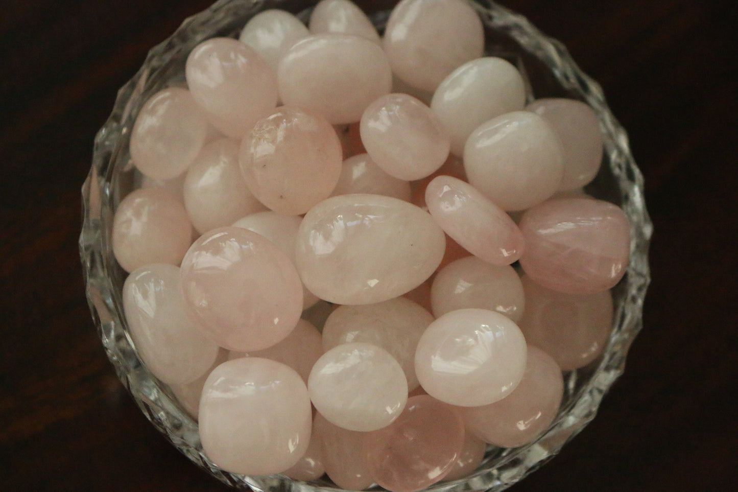 Rose Quartz Tumbled Stones – Small Polished Crystals, Unique Gift for Collectors