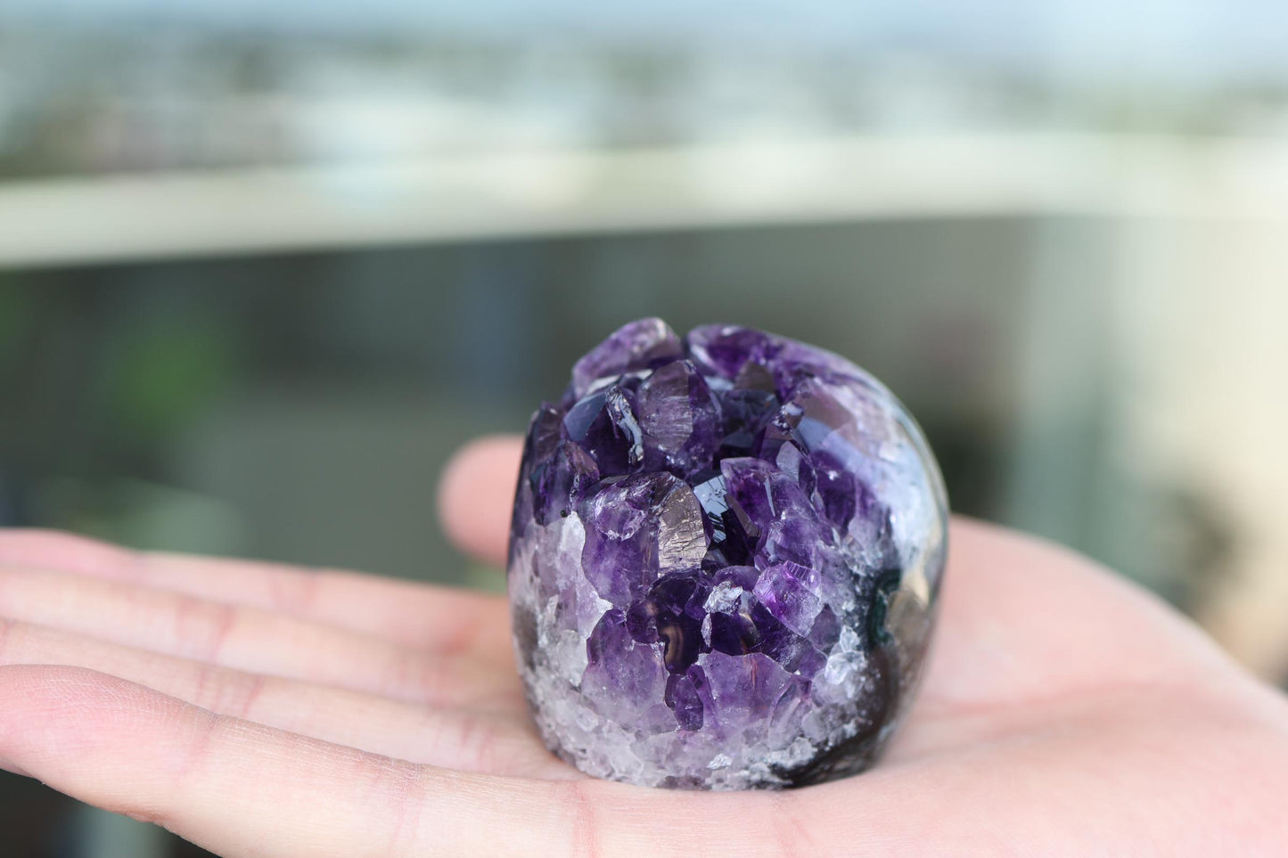 Amethyst Crystal Cluster 180g – Unique Raw Purple Stone, Gift for Collectors