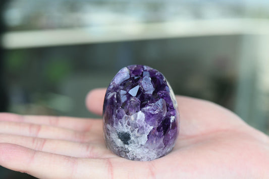 Amethyst Crystal Cluster 180g – Unique Raw Purple Stone, Gift for Collectors