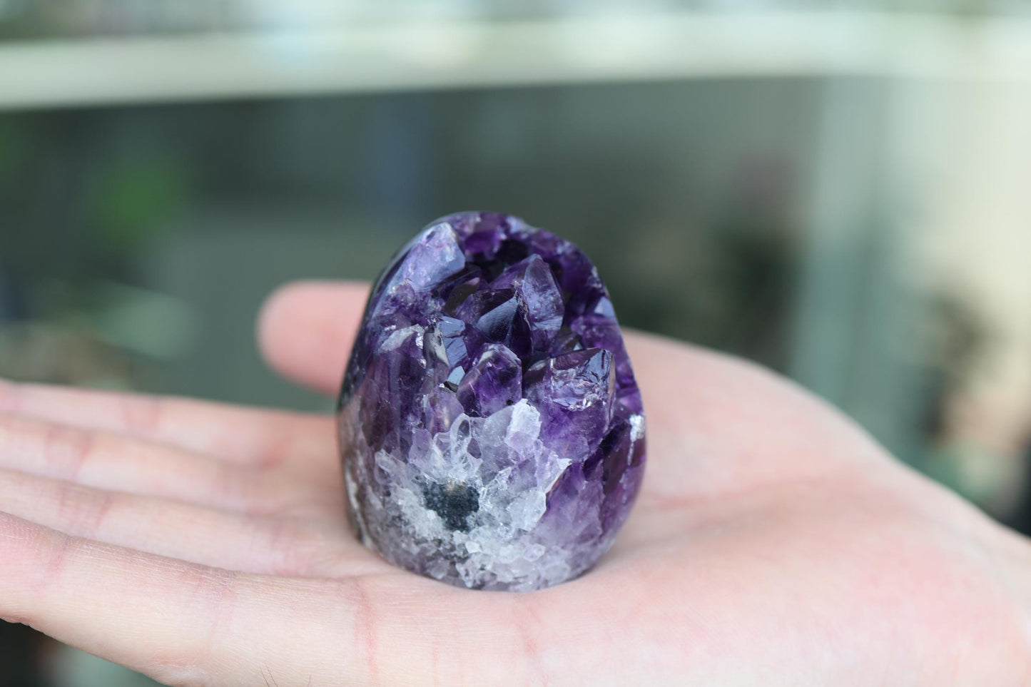 Amethyst Crystal Cluster 180g – Unique Raw Purple Stone, Gift for Collectors