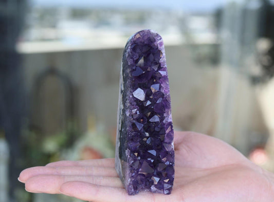 Premium Amethyst Geode 449g – Natural Purple Crystal Cluster for Meditation & Decor