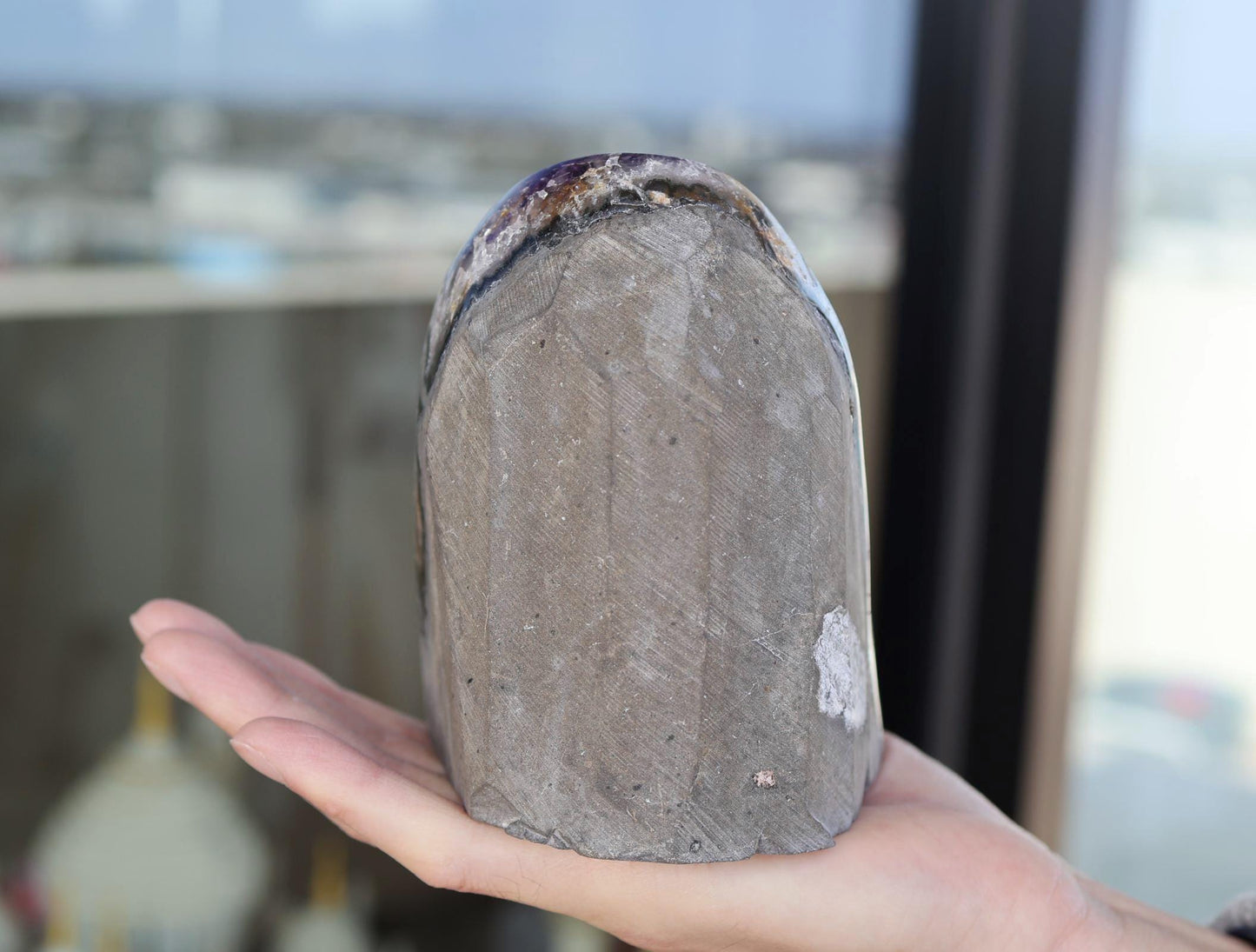 Natural Amethyst Cluster 1433g – Large Purple Crystal for Home Decor & Display