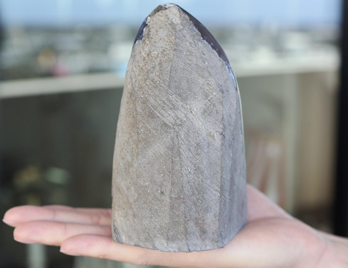 Natural Amethyst Geode Cluster 1085g – Raw Purple Crystal for Home Decor & Display