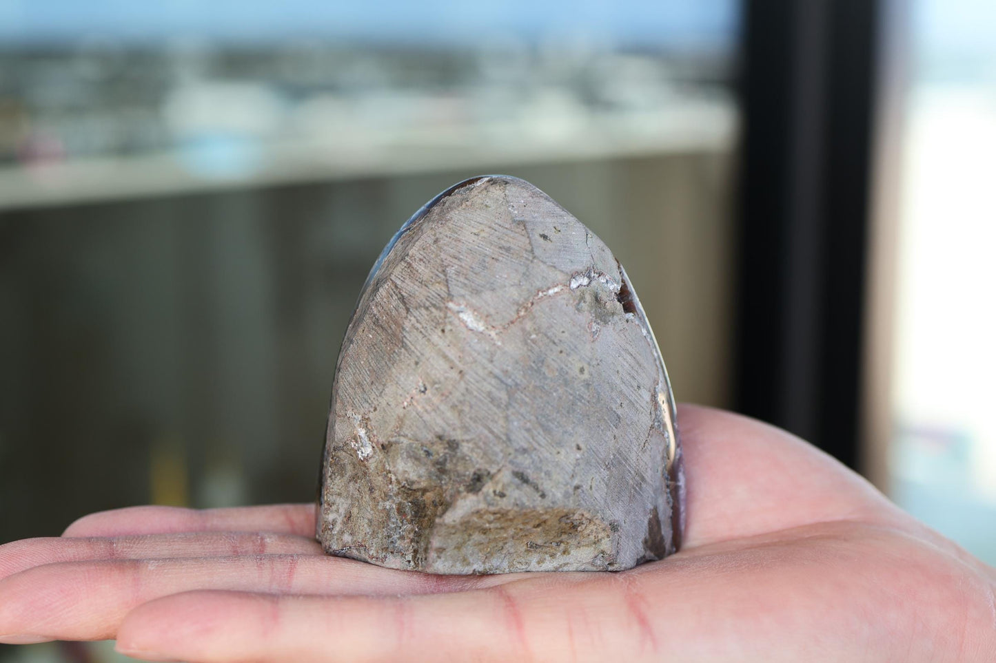 Natural Amethyst Geode 355g – Purple Crystal for Meditation & Home Decor