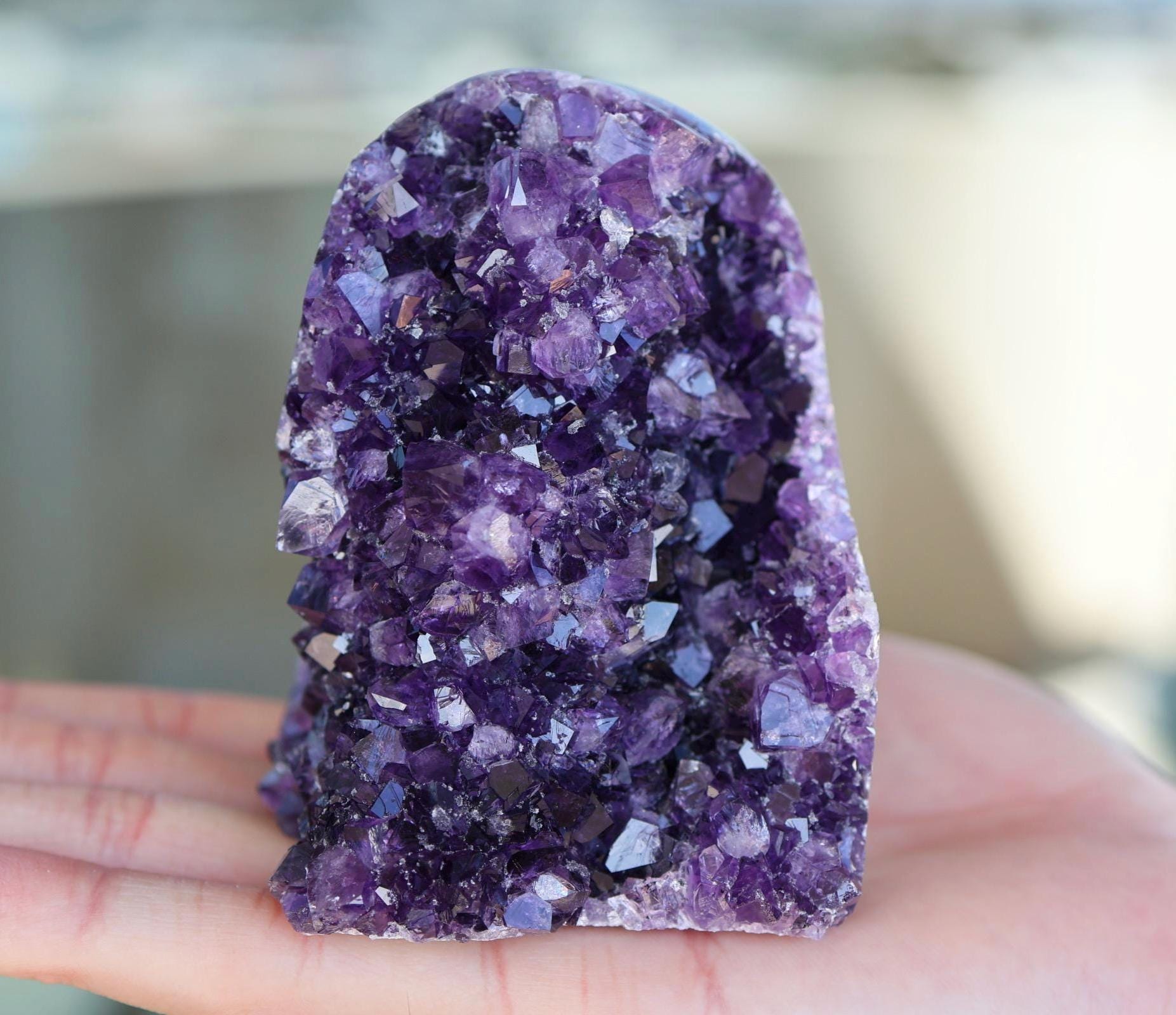 Amethyst Geode Cluster 552g Natural Amethyst Cluster Purple Quartz Crystal Home Decor Unique Gift