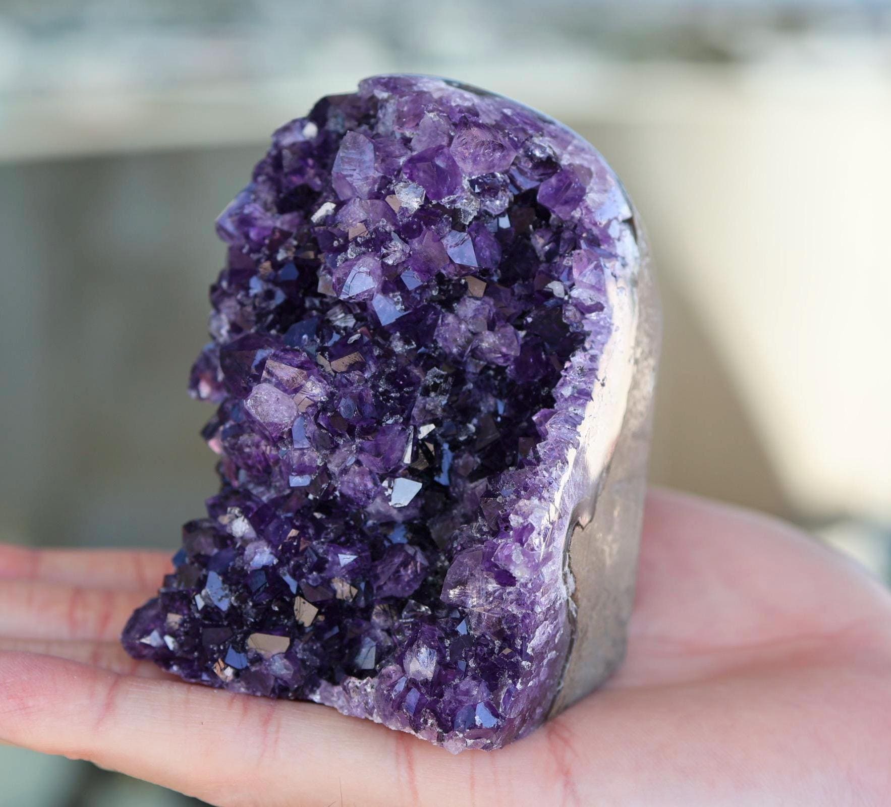 Amethyst Geode Cluster 552g Natural Amethyst Cluster Purple Quartz Crystal Home Decor Unique Gift