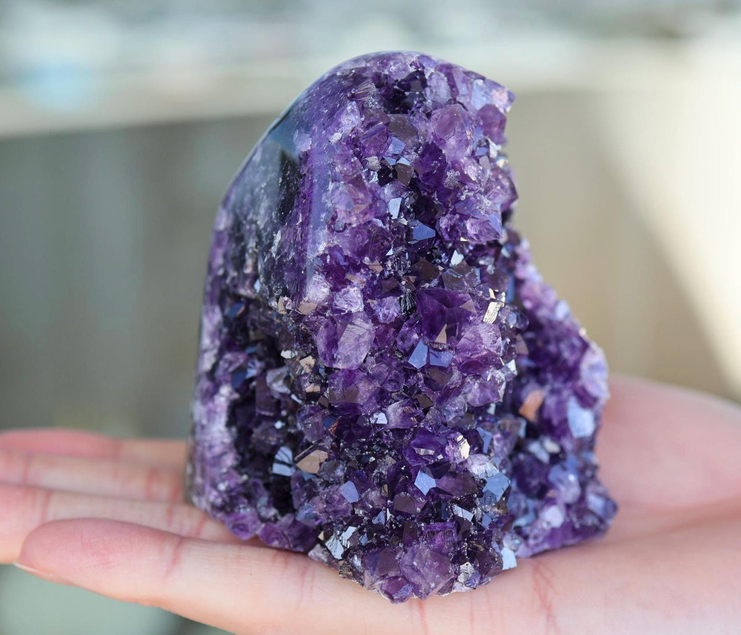 Amethyst Geode Cluster 552g Natural Amethyst Cluster Purple Quartz Crystal Home Decor Unique Gift