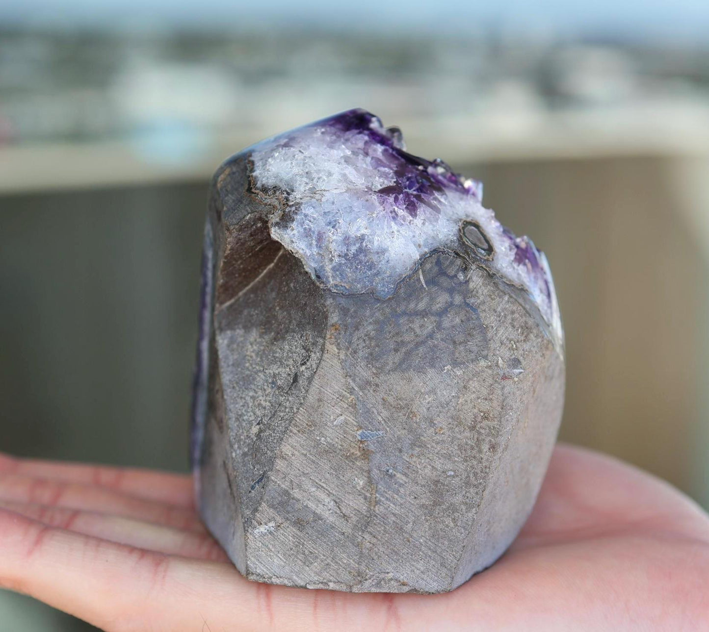 Amethyst Geode Cluster 553g Natural Crystal Cluster Purple Quartz Home Decor Unique Gift Raw Amethyst Stone