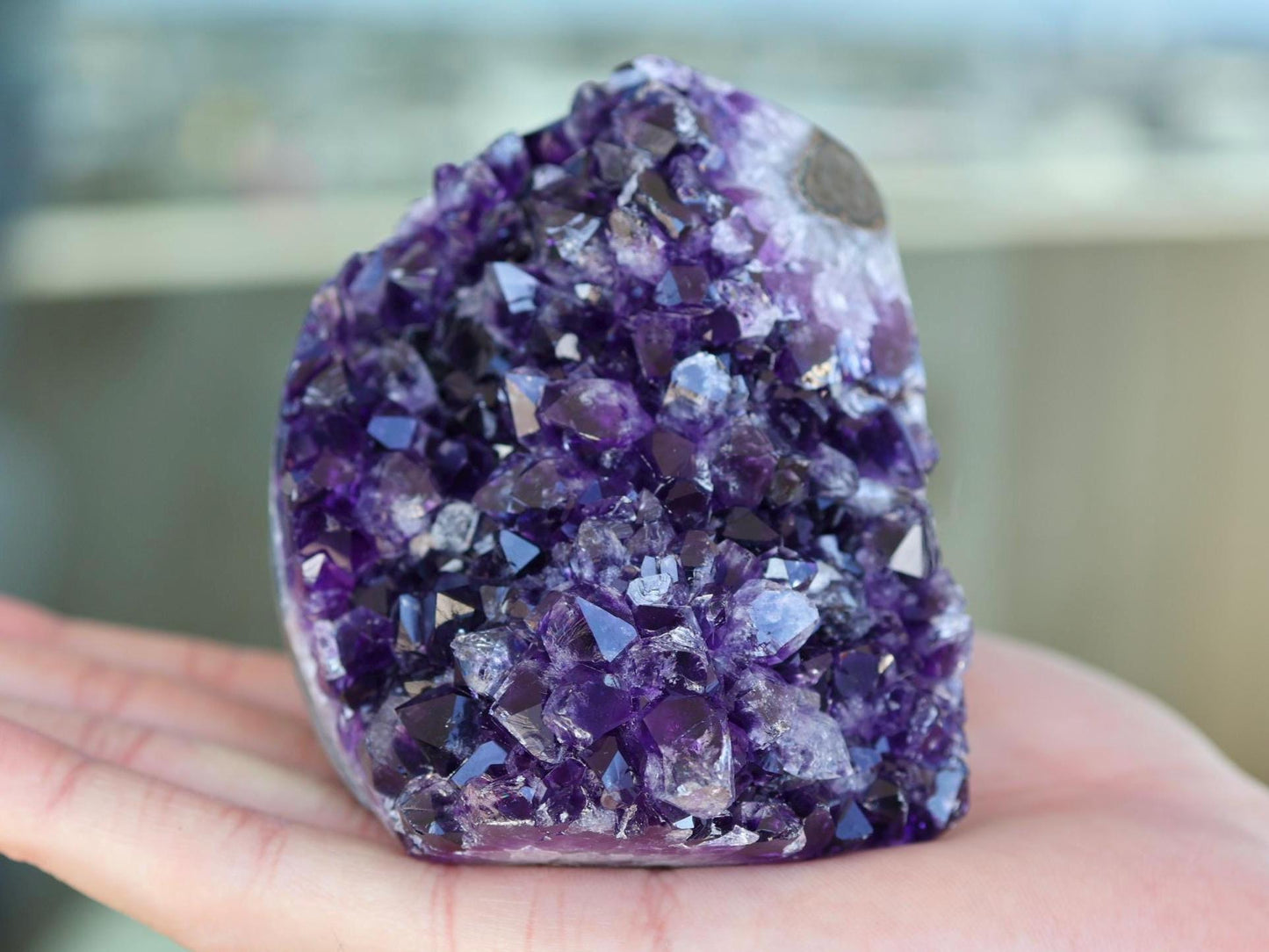 Amethyst Geode Cluster 553g Natural Crystal Cluster Purple Quartz Home Decor Unique Gift Raw Amethyst Stone