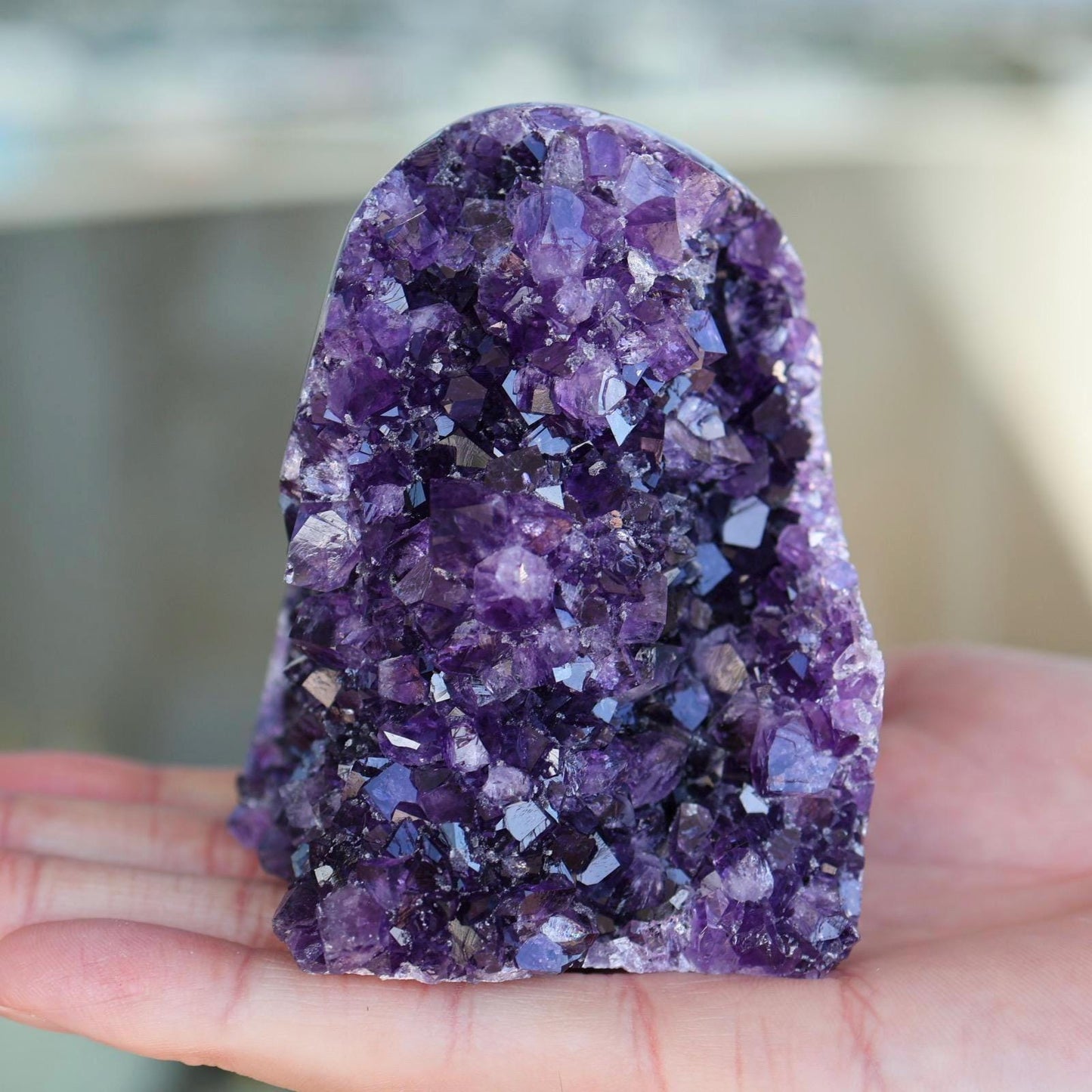 Amethyst Geode Cluster 552g Natural Amethyst Cluster Purple Quartz Crystal Home Decor Unique Gift