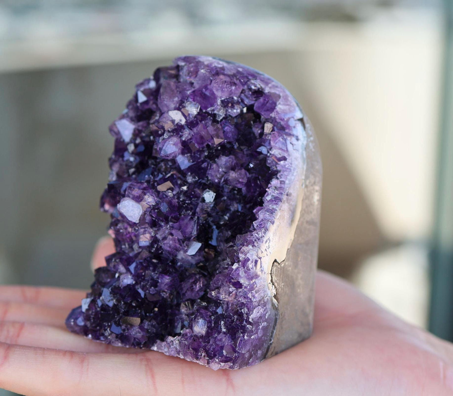 Amethyst Geode Cluster 552g Natural Amethyst Cluster Purple Quartz Crystal Home Decor Unique Gift