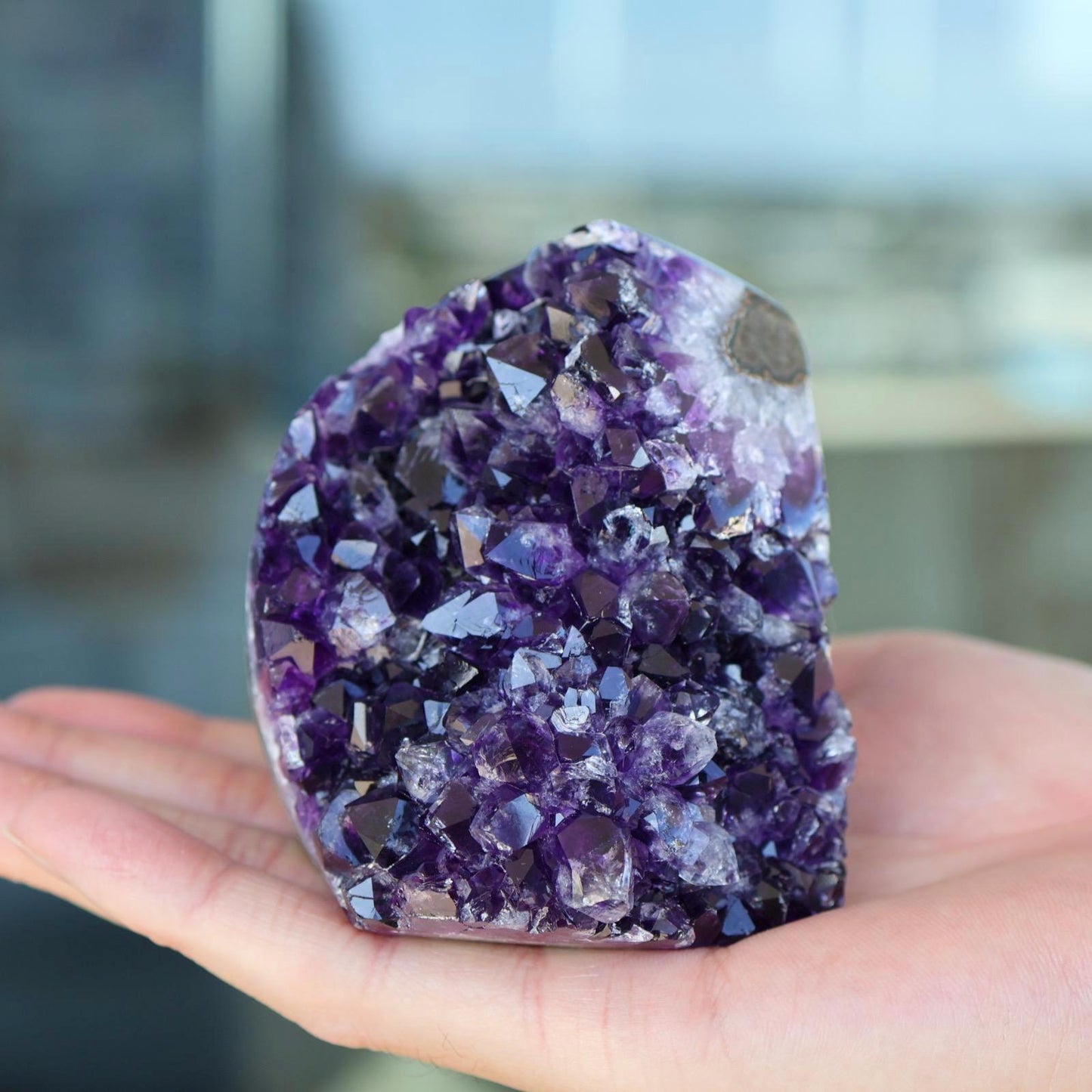Amethyst Geode Cluster 553g Natural Crystal Cluster Purple Quartz Home Decor Unique Gift Raw Amethyst Stone