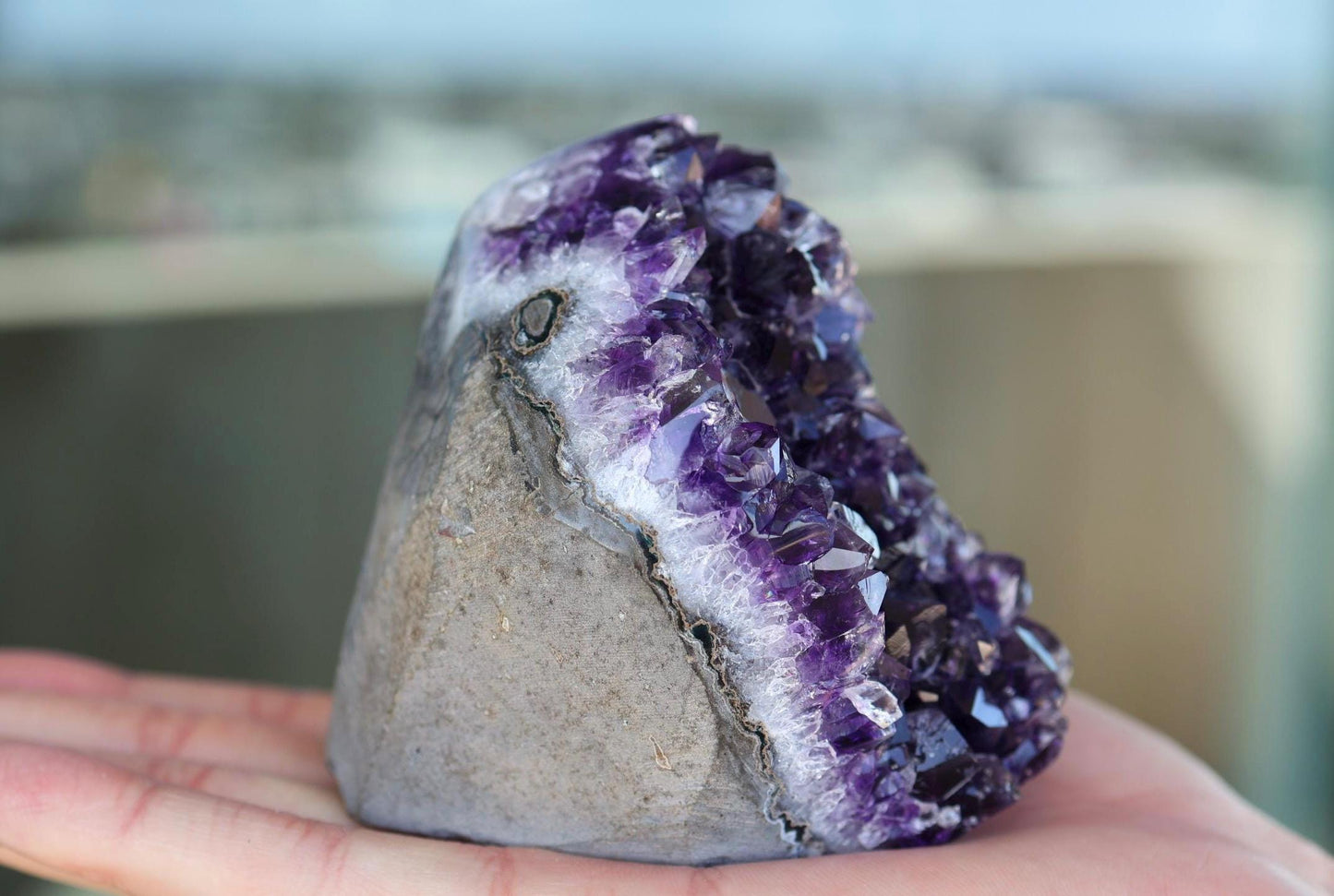Amethyst Geode Cluster 553g Natural Crystal Cluster Purple Quartz Home Decor Unique Gift Raw Amethyst Stone