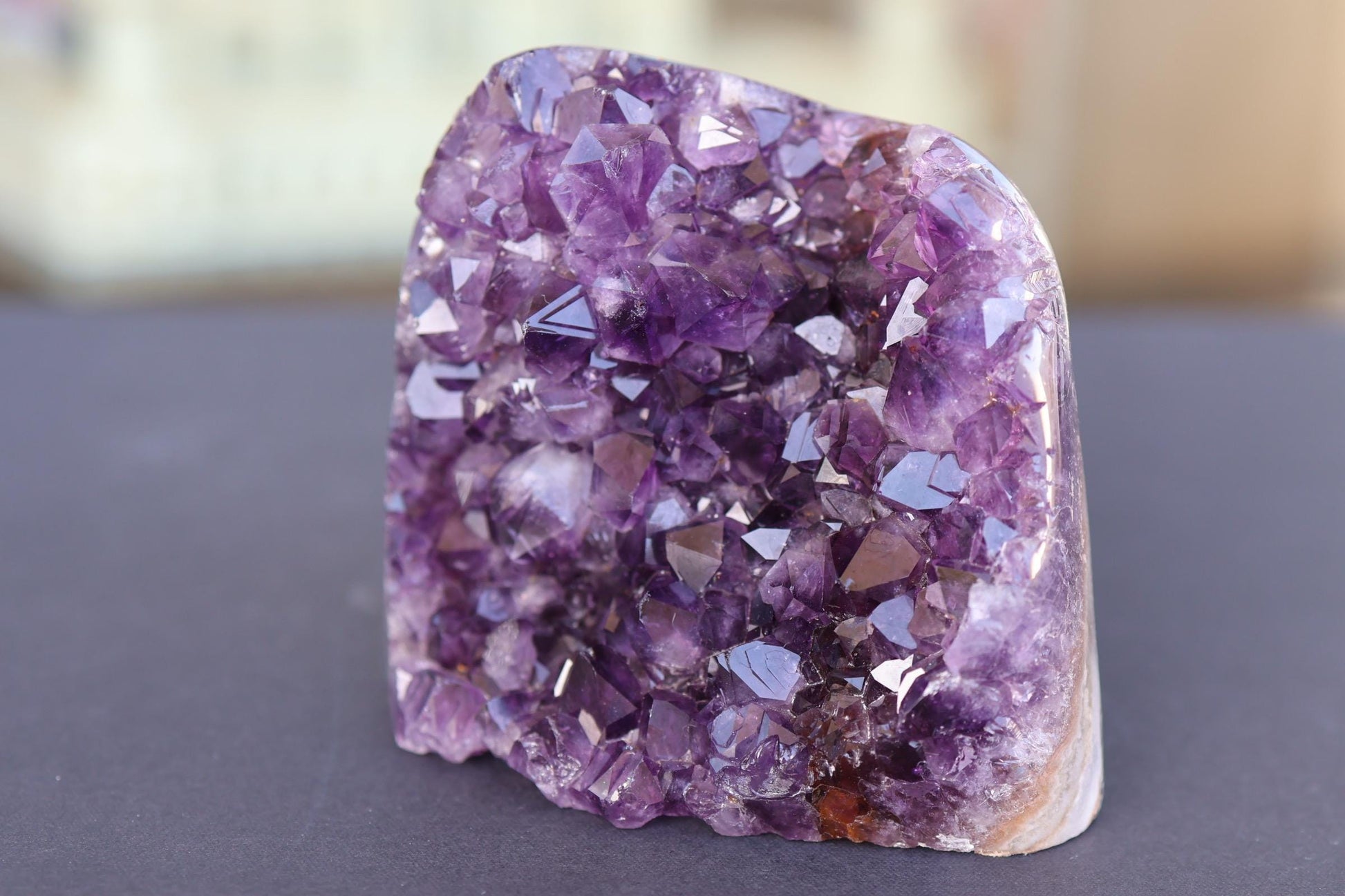 Amethyst Geode Cluster 633g Natural Purple Quartz Crystal Cluster Home Decor Unique Gift Raw Amethyst