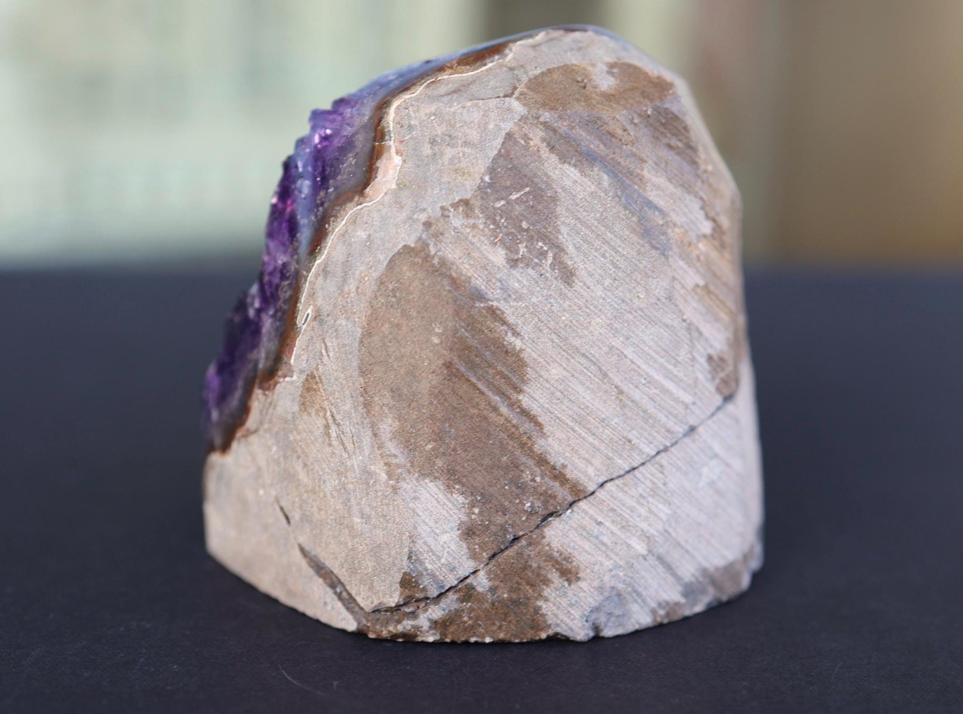 Amethyst Geode Cluster 380g Deep Purple Quartz Crystal Cluster Raw Amethyst Home Decor Unique Gift