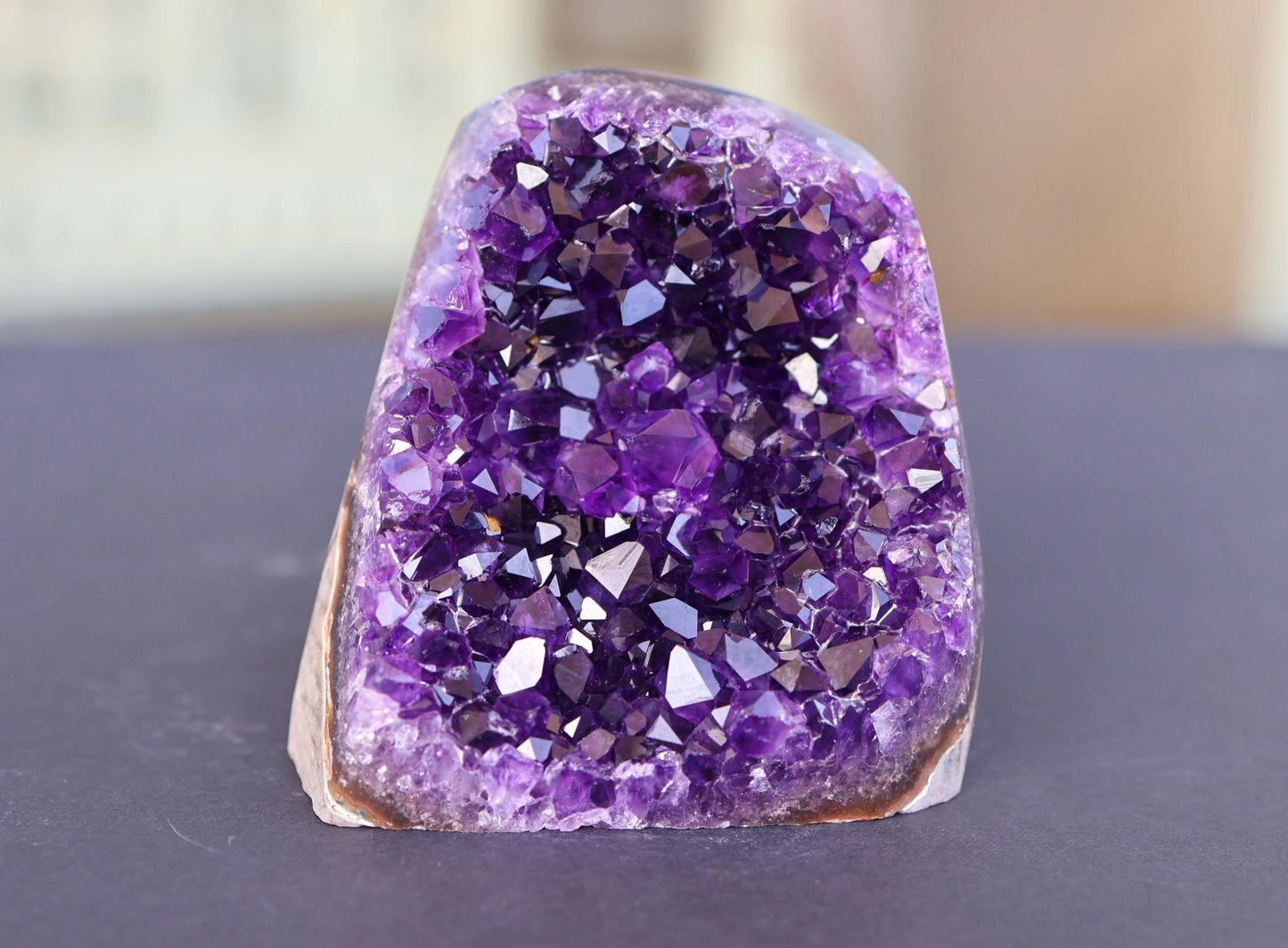 Amethyst Geode Cluster 380g Deep Purple Quartz Crystal Cluster Raw Amethyst Home Decor Unique Gift