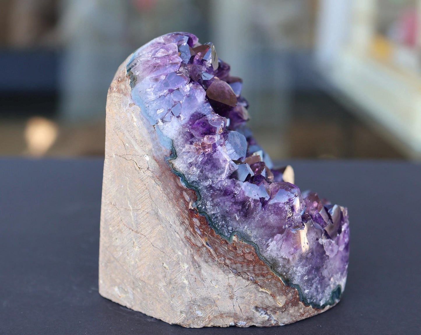 Large Amethyst Geode Cluster 1155g Deep Purple Quartz Crystal Cluster Raw Amethyst Statement Home Decor