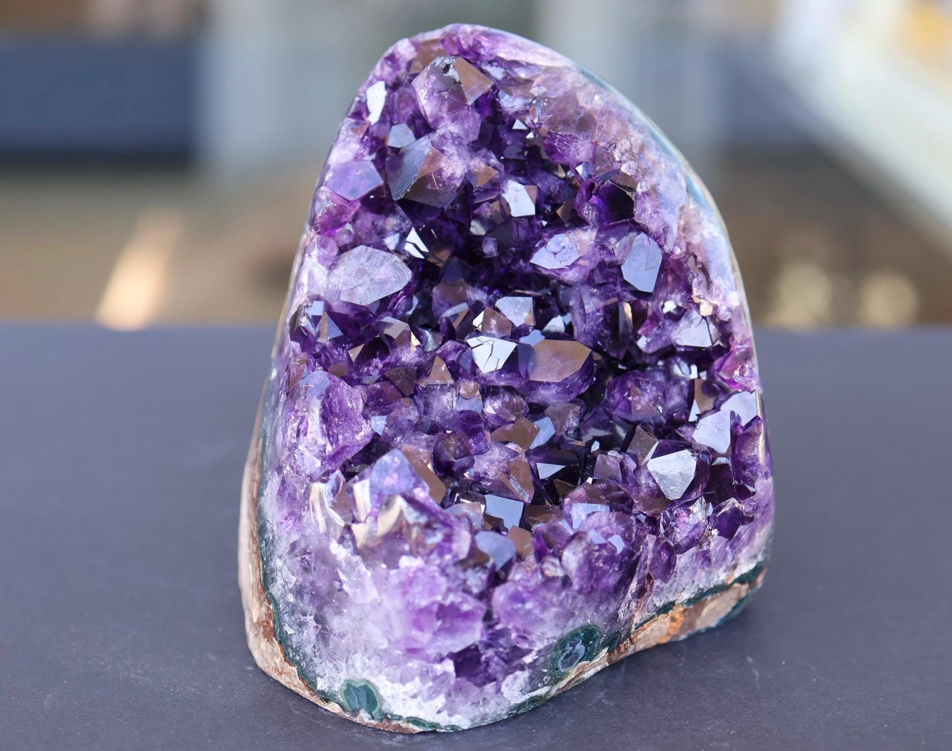 Large Amethyst Geode Cluster 1155g Deep Purple Quartz Crystal Cluster Raw Amethyst Statement Home Decor