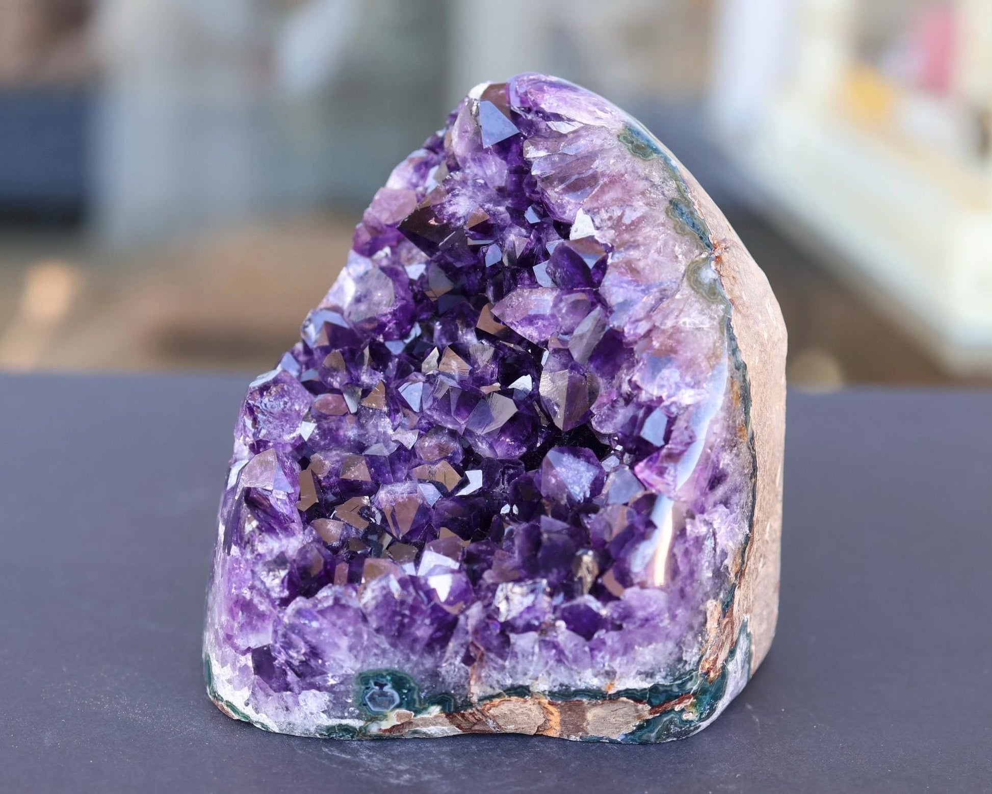 Large Amethyst Geode Cluster 1155g Deep Purple Quartz Crystal Cluster Raw Amethyst Statement Home Decor