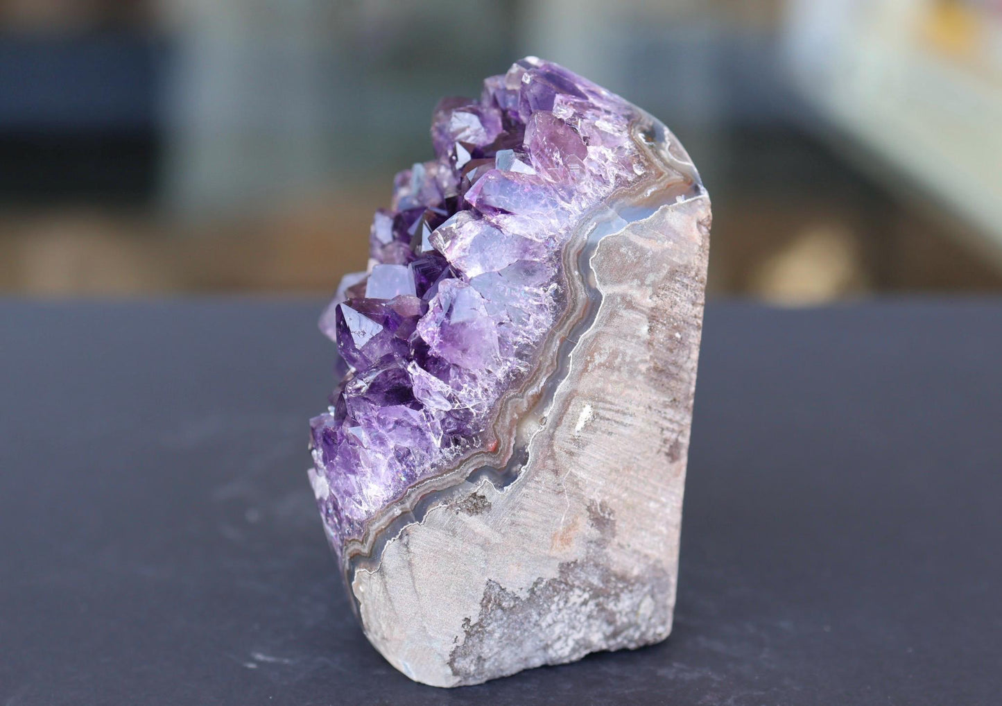 Amethyst Geode Cluster 359g Natural Purple Quartz Crystal Cluster Raw Amethyst Home Decor Unique Gift