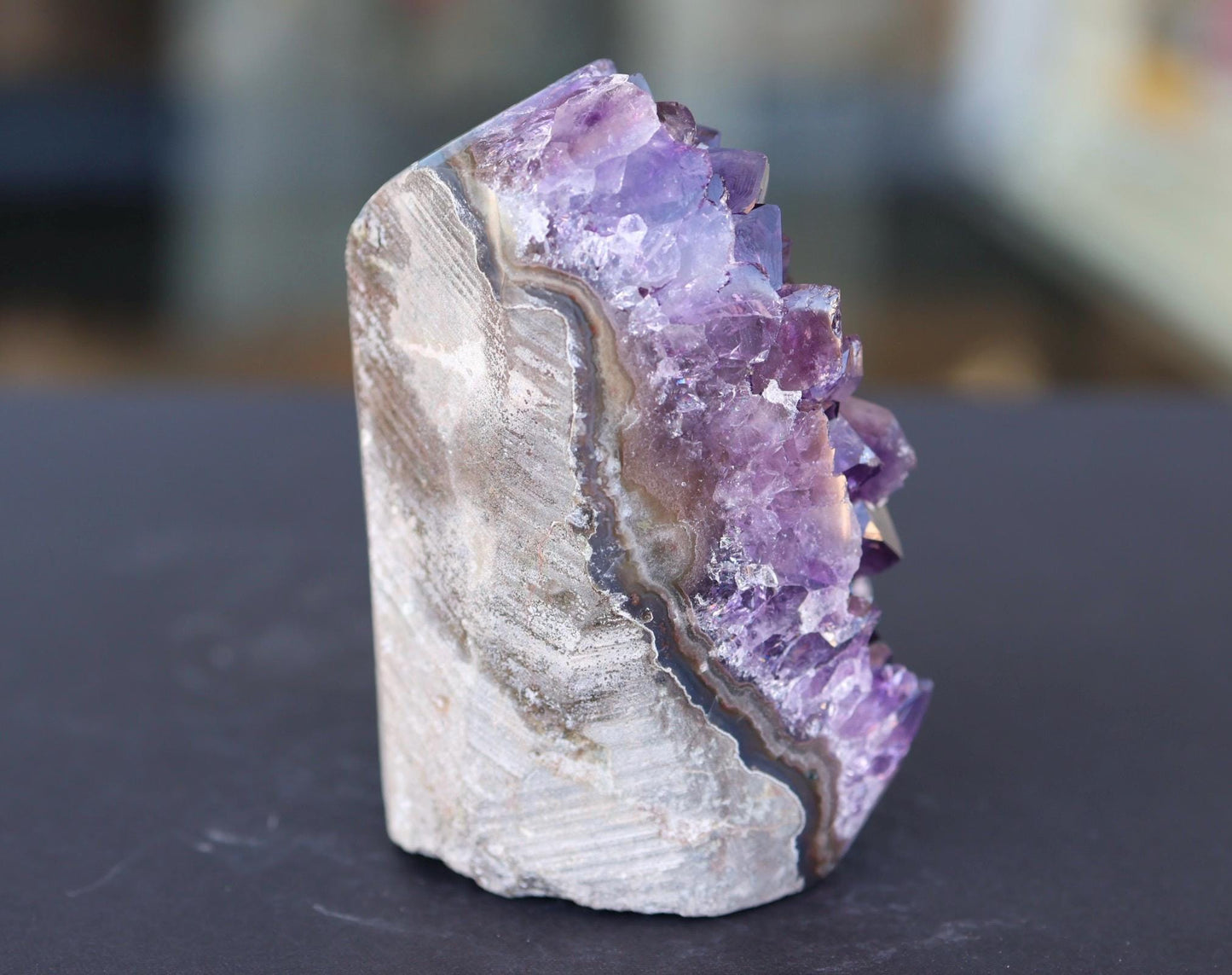 Amethyst Geode Cluster 359g Natural Purple Quartz Crystal Cluster Raw Amethyst Home Decor Unique Gift
