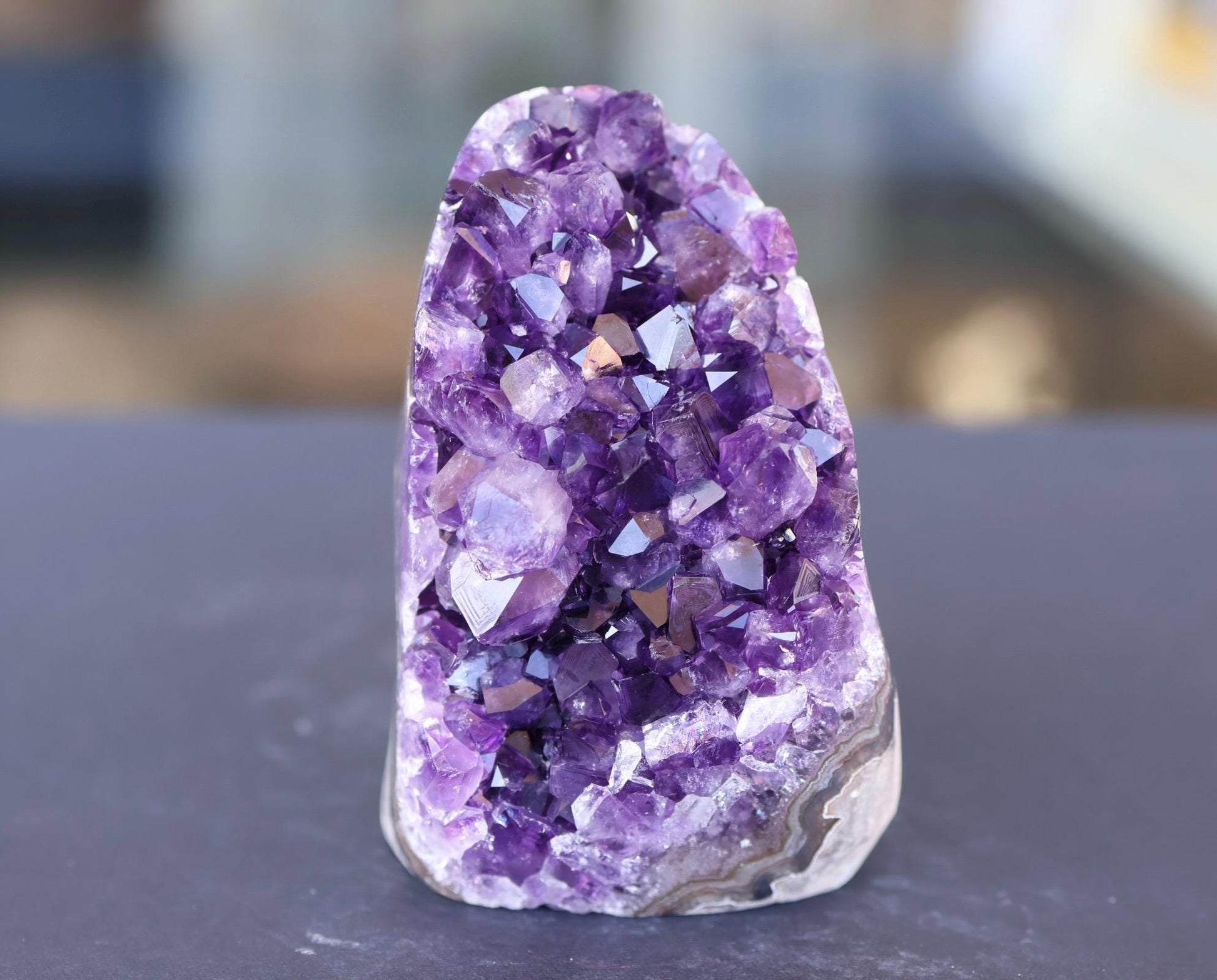 Amethyst Geode Cluster 359g Natural Purple Quartz Crystal Cluster Raw Amethyst Home Decor Unique Gift