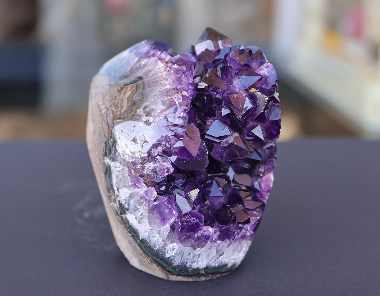 Amethyst Geode Cluster 892g Deep Purple Crystal Quartz Cluster Large Raw Amethyst Home Decor Gift