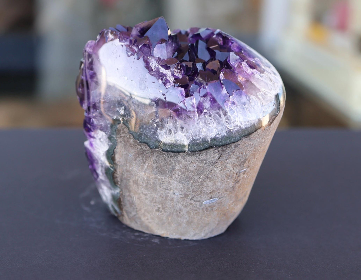 Amethyst Geode Cluster 892g Deep Purple Crystal Quartz Cluster Large Raw Amethyst Home Decor Gift