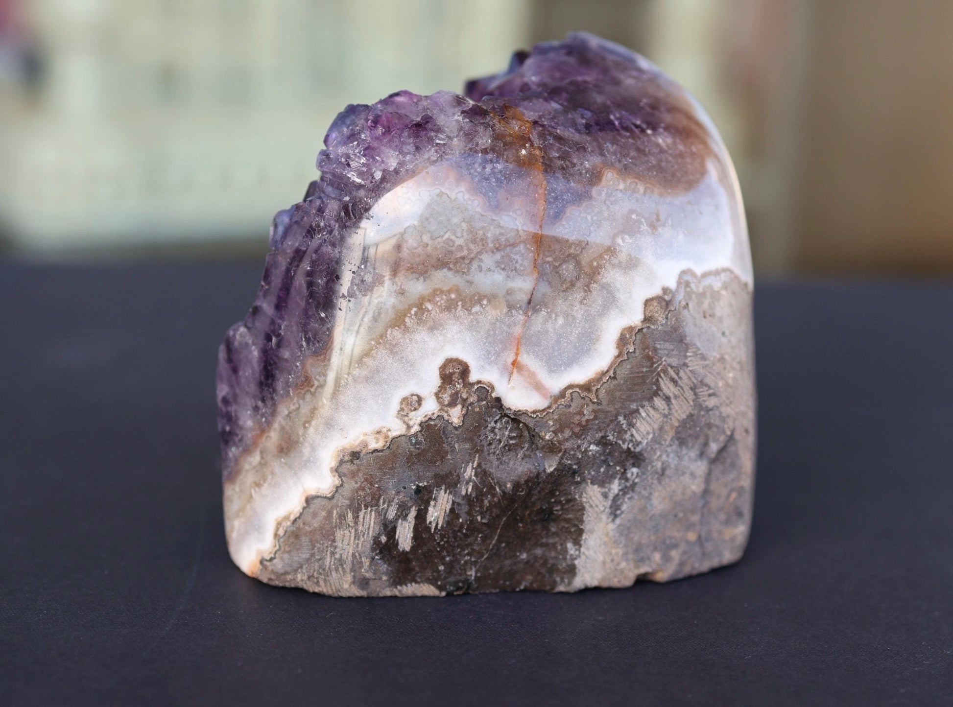 Amethyst Geode Cluster 633g Natural Purple Quartz Crystal Cluster Home Decor Unique Gift Raw Amethyst