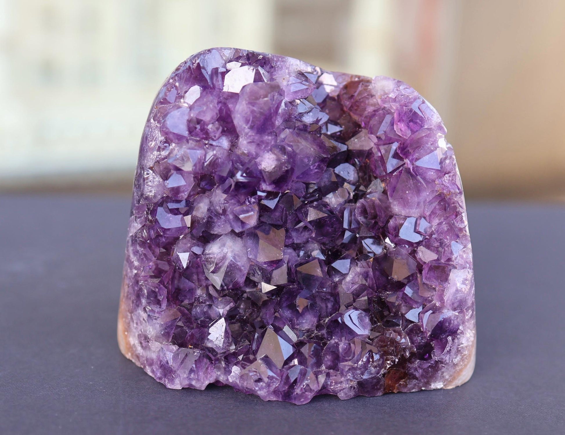 Amethyst Geode Cluster 633g Natural Purple Quartz Crystal Cluster Home Decor Unique Gift Raw Amethyst