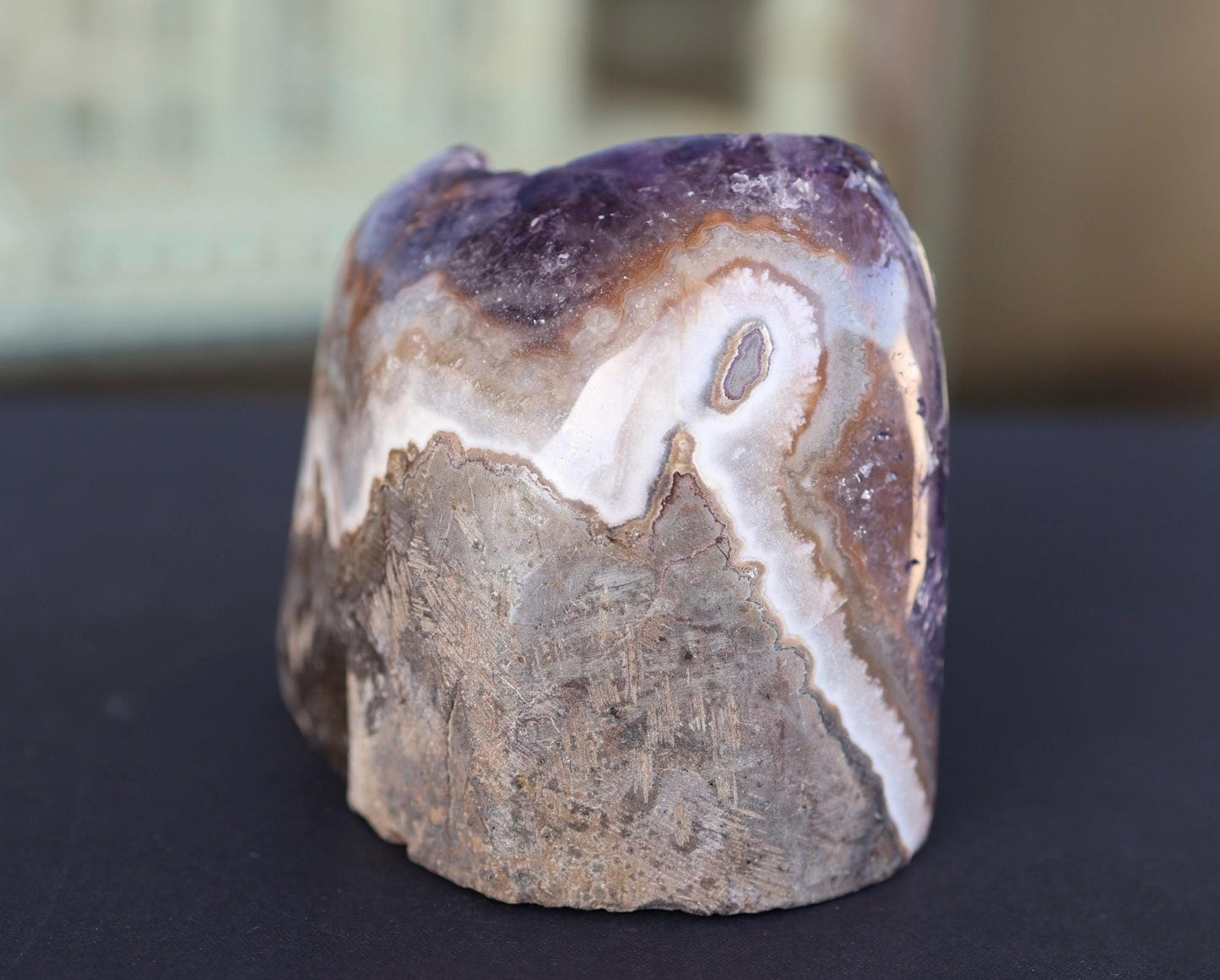 Amethyst Geode Cluster 633g Natural Purple Quartz Crystal Cluster Home Decor Unique Gift Raw Amethyst