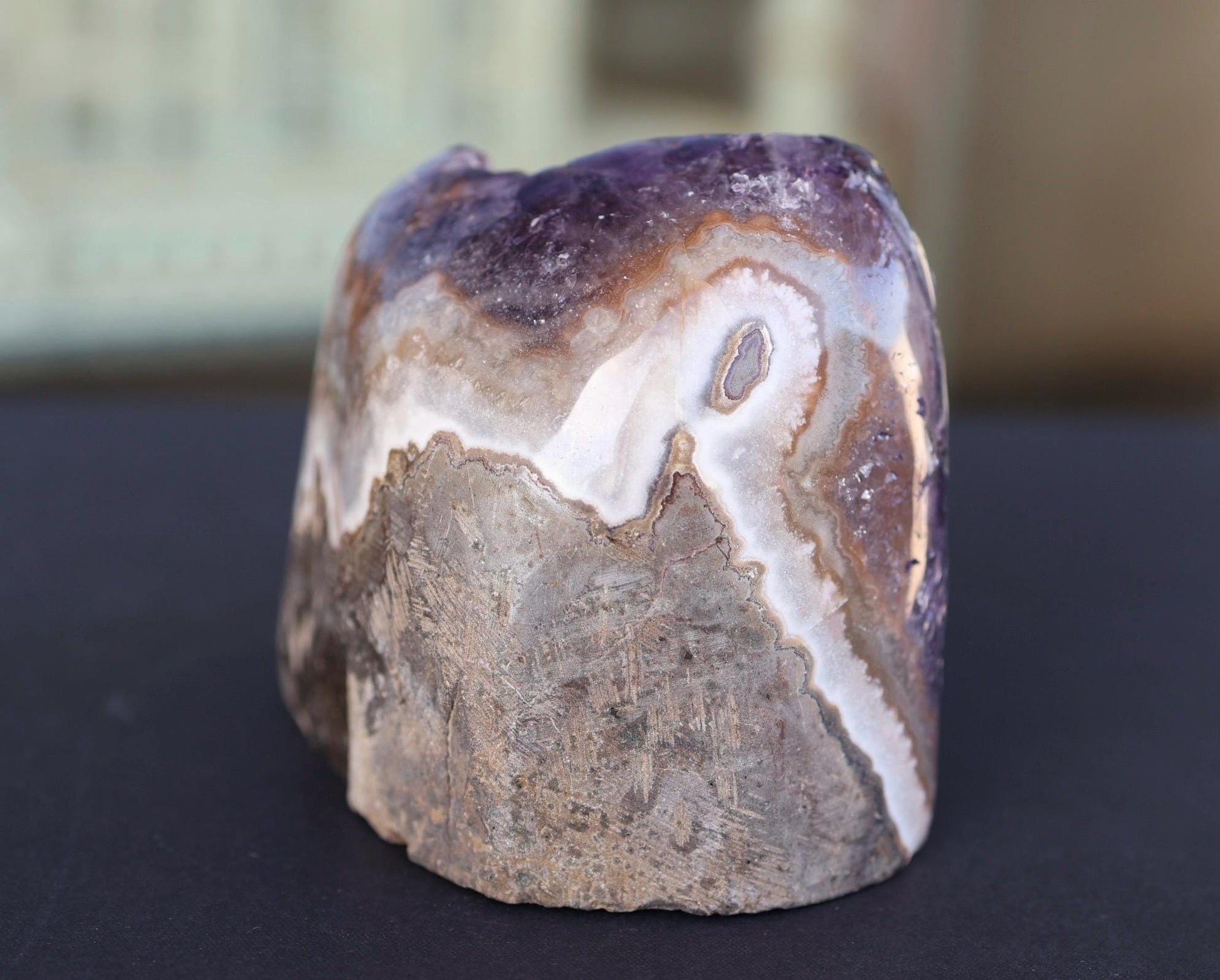 Amethyst Geode Cluster 633g Natural Purple Quartz Crystal Cluster Home Decor Unique Gift Raw Amethyst