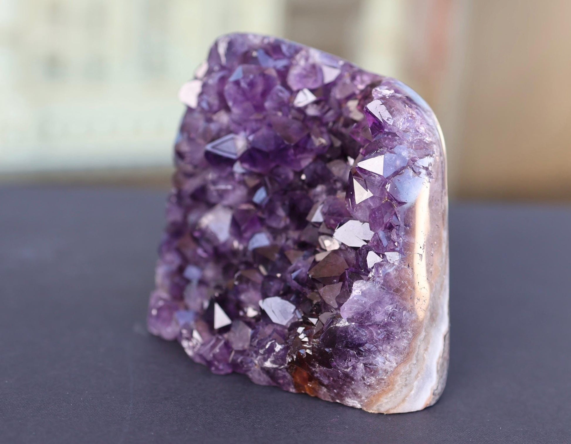 Amethyst Geode Cluster 633g Natural Purple Quartz Crystal Cluster Home Decor Unique Gift Raw Amethyst