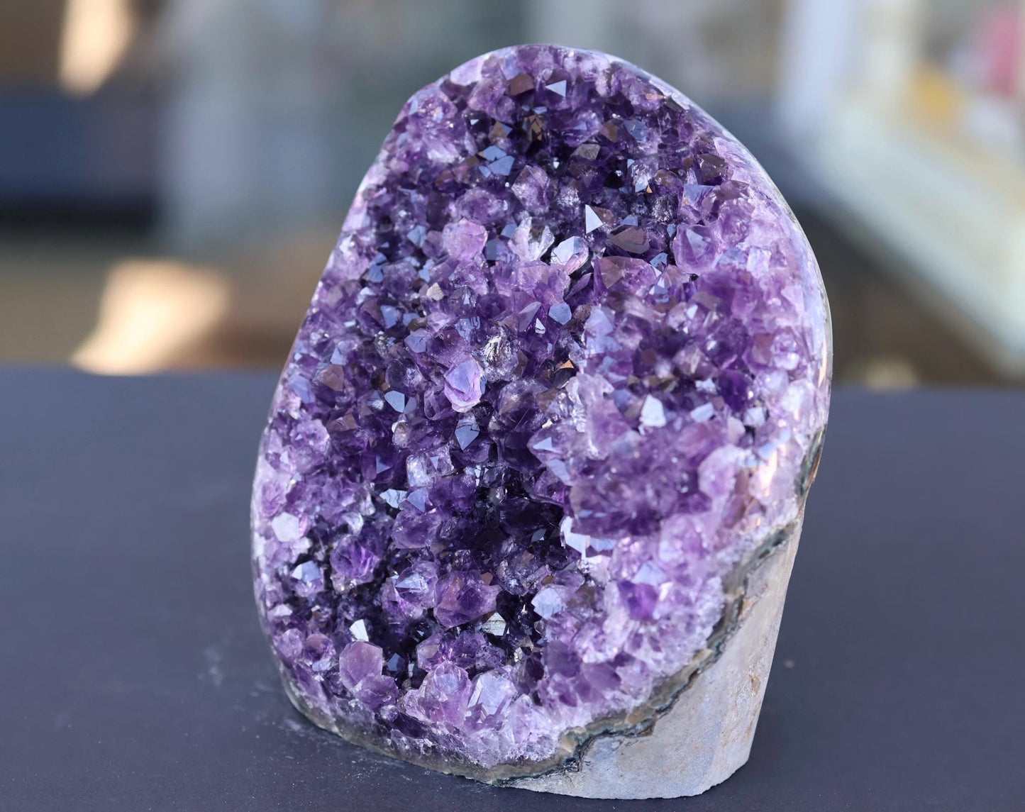 Large Amethyst Geode Cluster 1186g Deep Purple Quartz Crystal Cluster Raw Amethyst Statement Home Decor