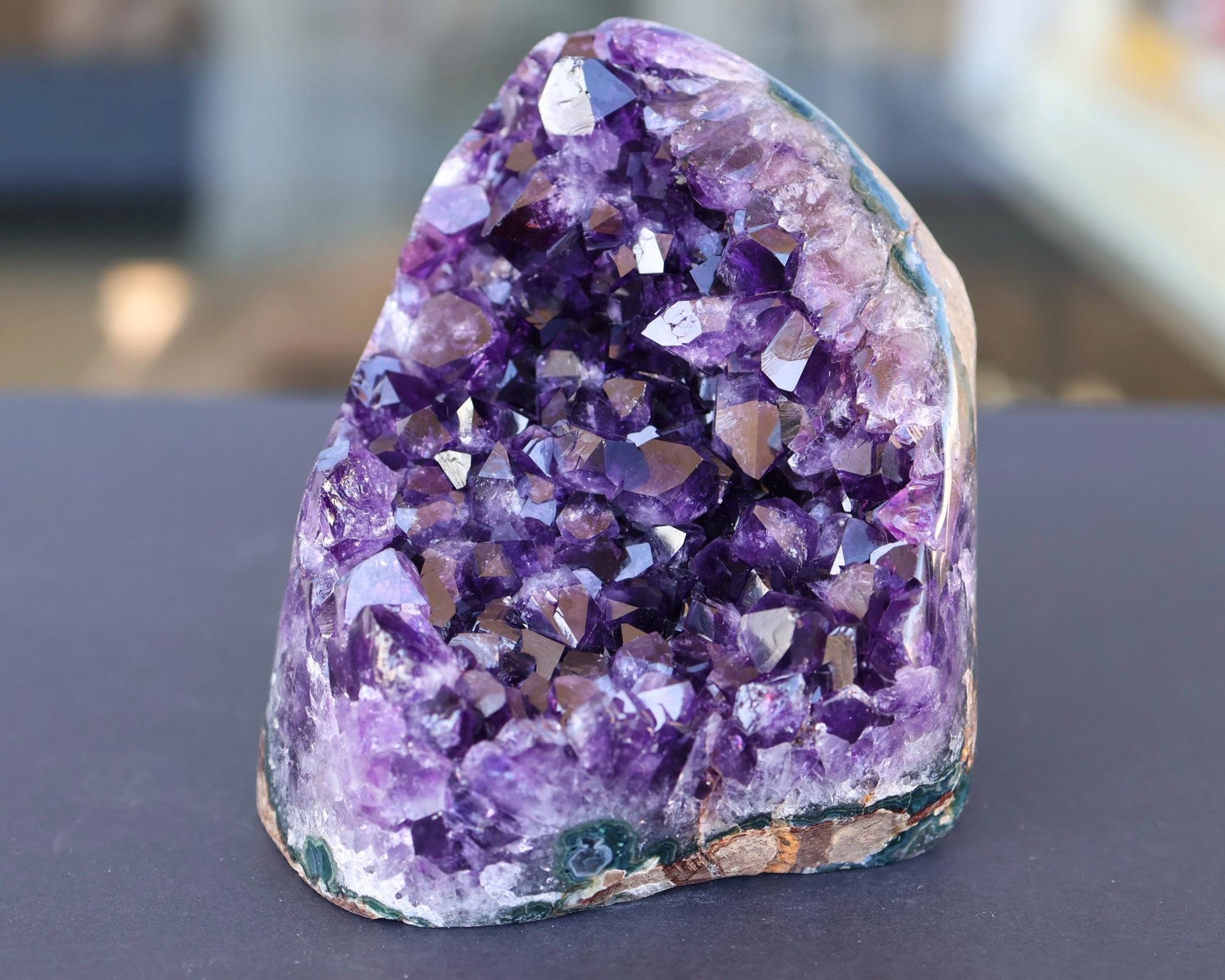Large Amethyst Geode Cluster 1155g Deep Purple Quartz Crystal Cluster Raw Amethyst Statement Home Decor