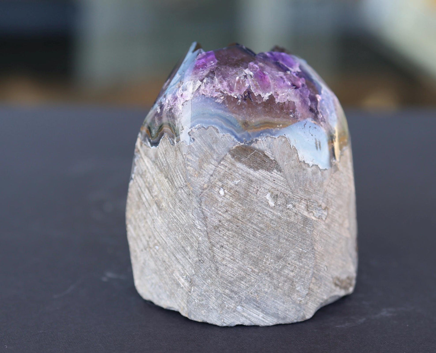 Amethyst Geode Cluster 343g Deep Purple Quartz Crystal Cluster Raw Amethyst Home Decor Unique Gift