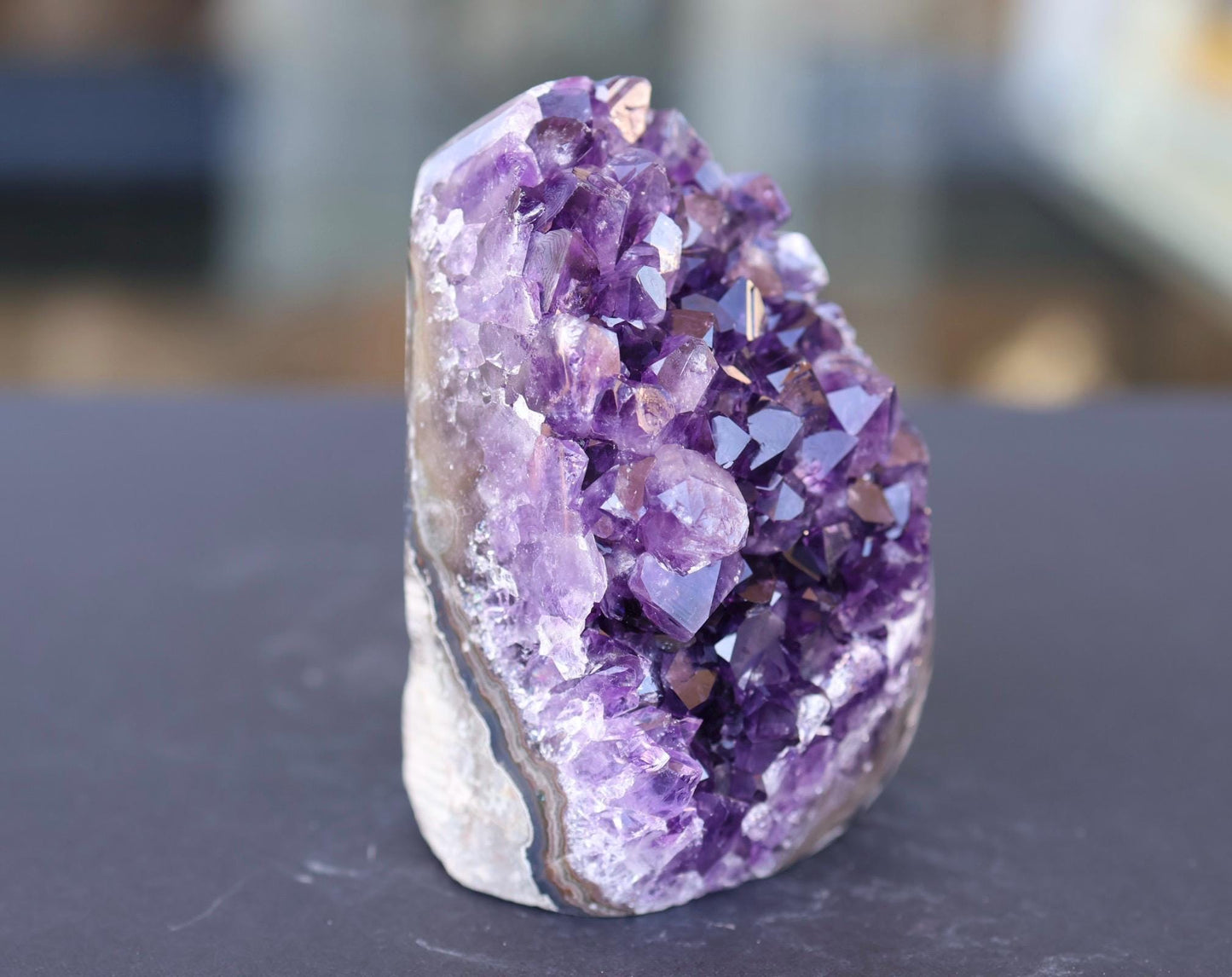 Amethyst Geode Cluster 359g Natural Purple Quartz Crystal Cluster Raw Amethyst Home Decor Unique Gift