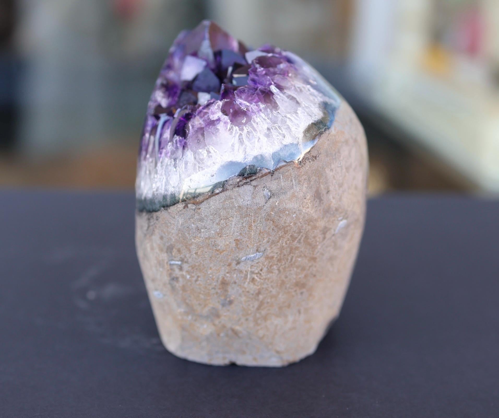 Amethyst Geode Cluster 892g Deep Purple Crystal Quartz Cluster Large Raw Amethyst Home Decor Gift