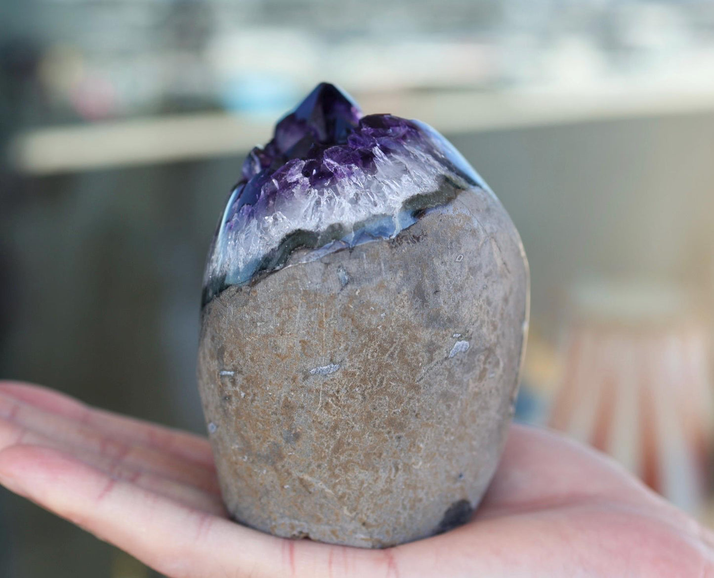 Amethyst Geode Cluster 892g Deep Purple Crystal Quartz Cluster Large Raw Amethyst Home Decor Gift