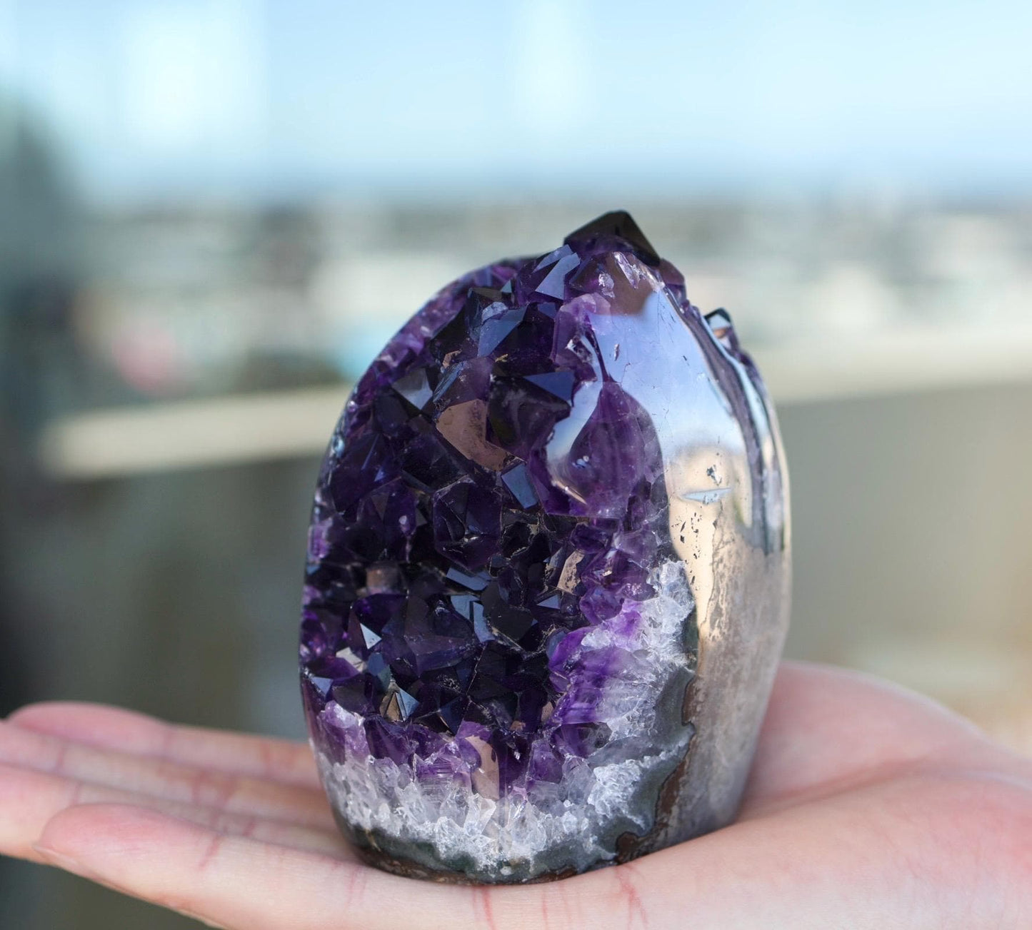 Amethyst Geode Cluster 892g Deep Purple Crystal Quartz Cluster Large Raw Amethyst Home Decor Gift