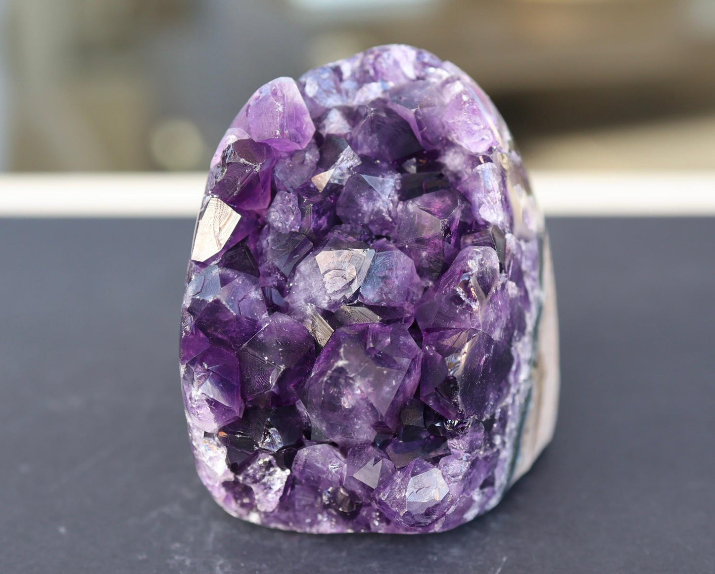 Amethyst Geode, Amethyst Crystal Cluster, Natural Purple Crystal, Druzy Quartz, Raw Amethyst, Crystal Decor, 581g