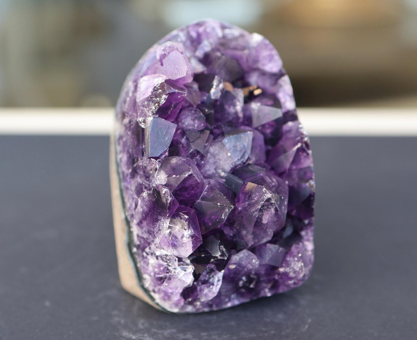 Amethyst Geode, Amethyst Crystal Cluster, Natural Purple Crystal, Druzy Quartz, Raw Amethyst, Crystal Decor, 581g