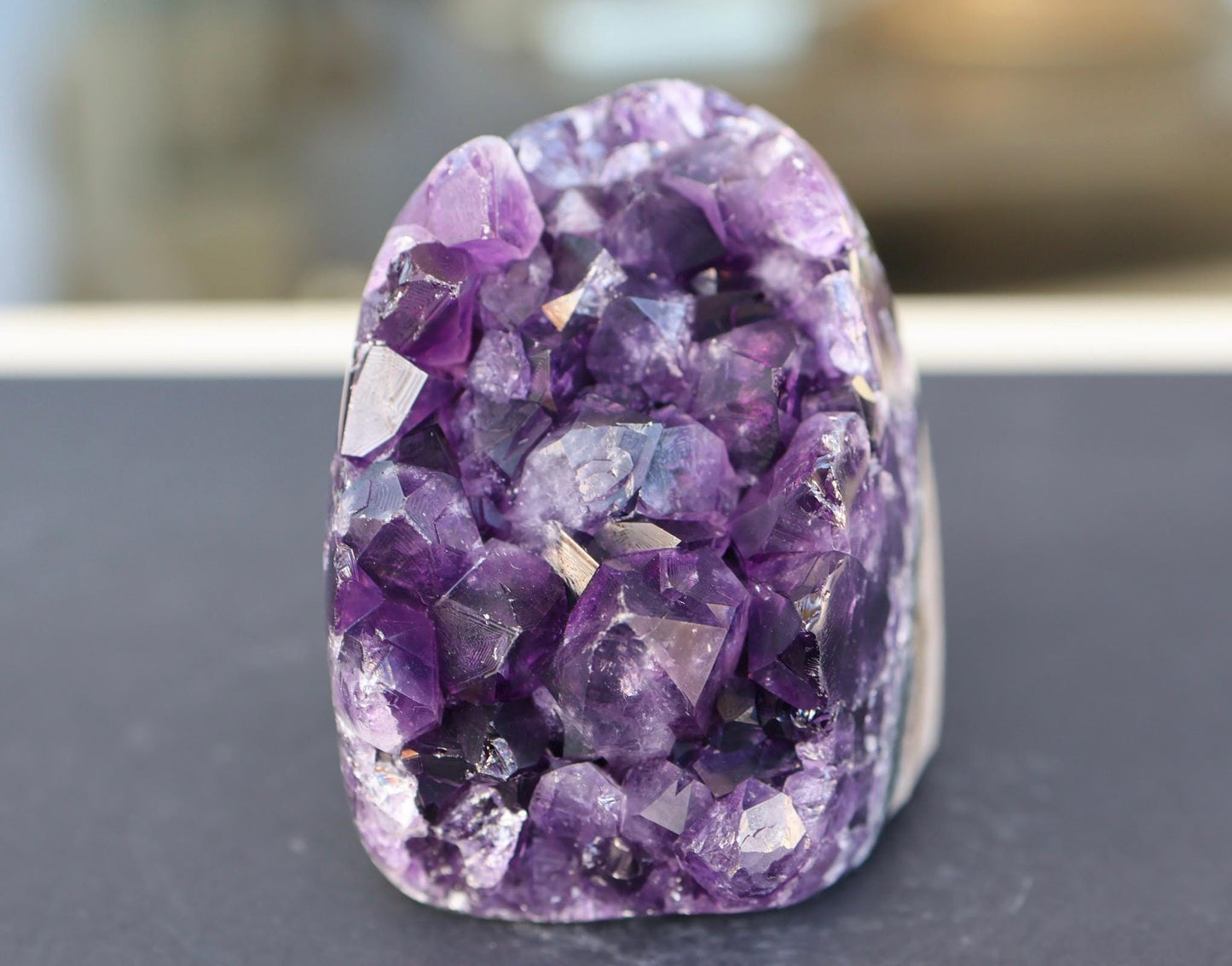 Amethyst Geode, Amethyst Crystal Cluster, Natural Purple Crystal, Druzy Quartz, Raw Amethyst, Crystal Decor, 581g