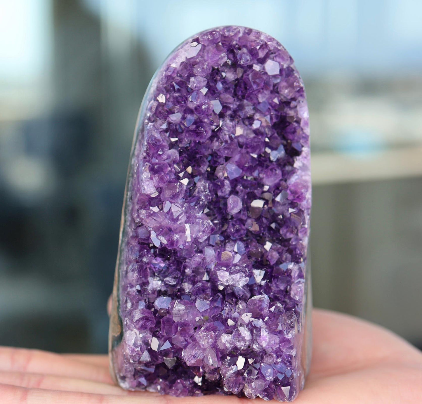 Amethyst Geode Cluster 517g Deep Purple Quartz Crystal Cluster Raw Amethyst Home Decor Unique Gift