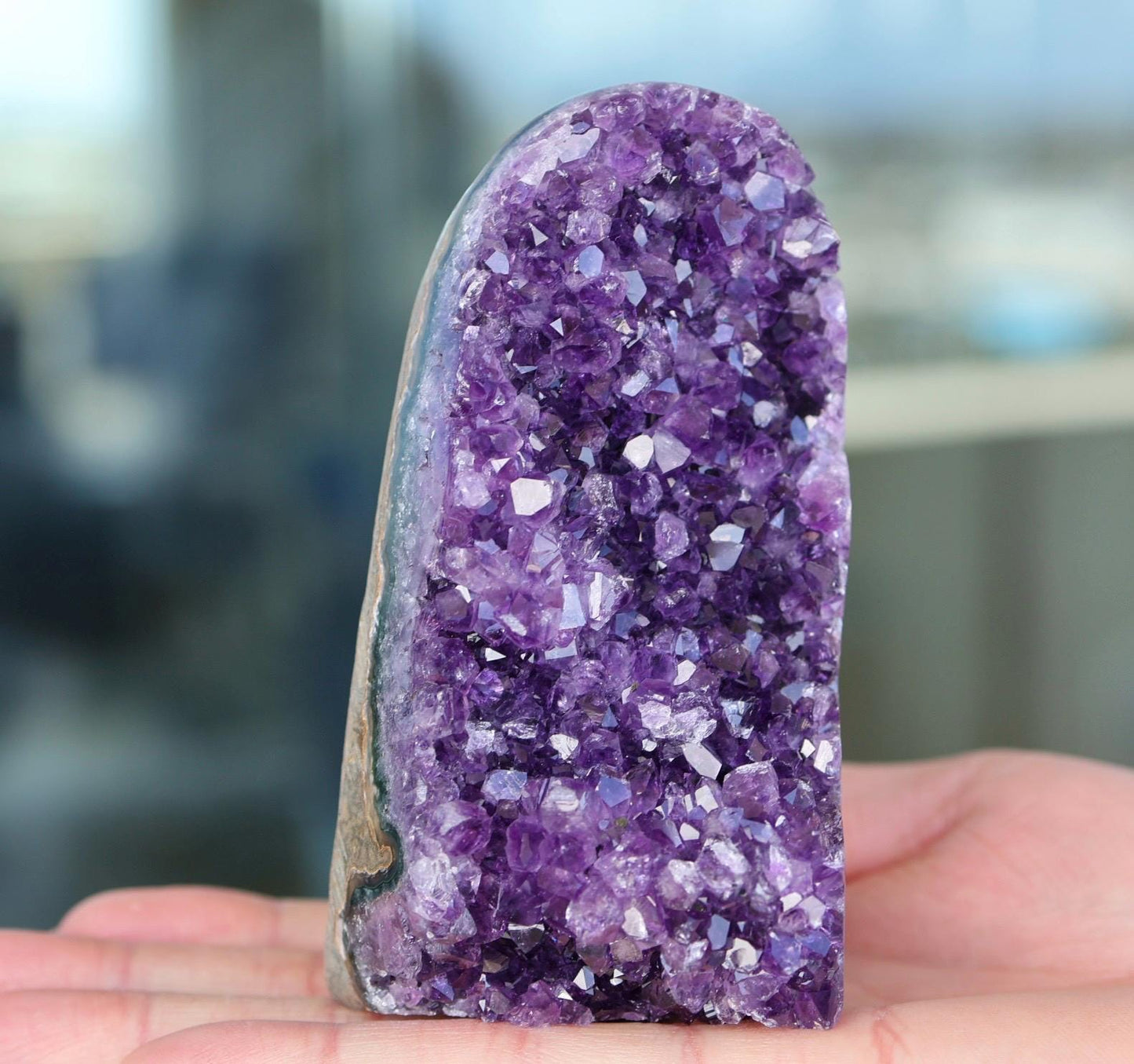 Amethyst Geode Cluster 517g Deep Purple Quartz Crystal Cluster Raw Amethyst Home Decor Unique Gift