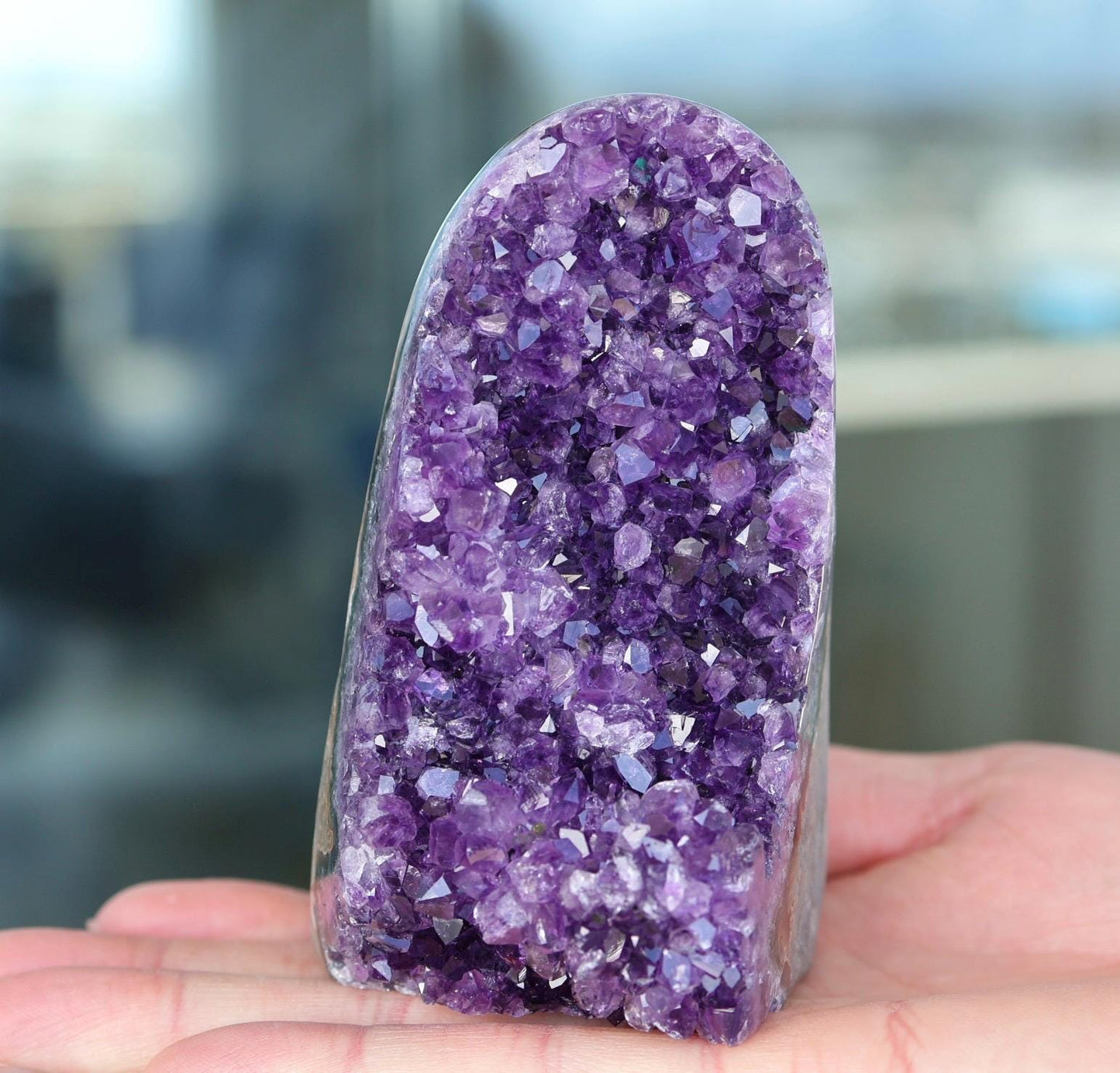 Amethyst Geode Cluster 517g Deep Purple Quartz Crystal Cluster Raw Amethyst Home Decor Unique Gift
