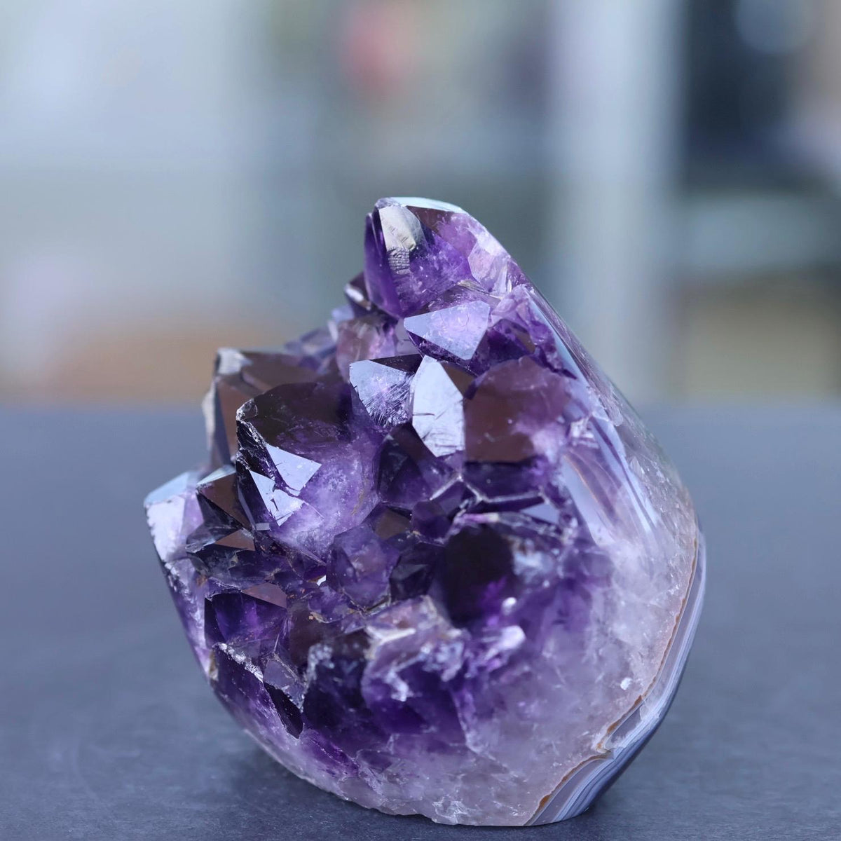 Amethyst Crystal Cluster, Deep Purple Amethyst, Natural Amethyst Crystal, Raw Amethyst, Purple Crystal, Quartz Crystal, 291g